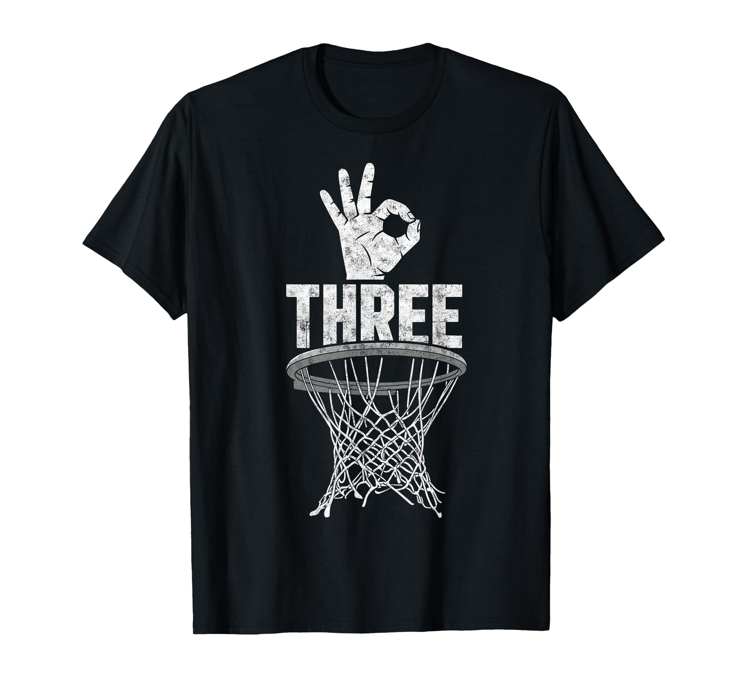 Three Points Throw Basketball Player T-Shirt - Minimalist Print Men Women - T-Shirt, Sweatshirt, Hoodie