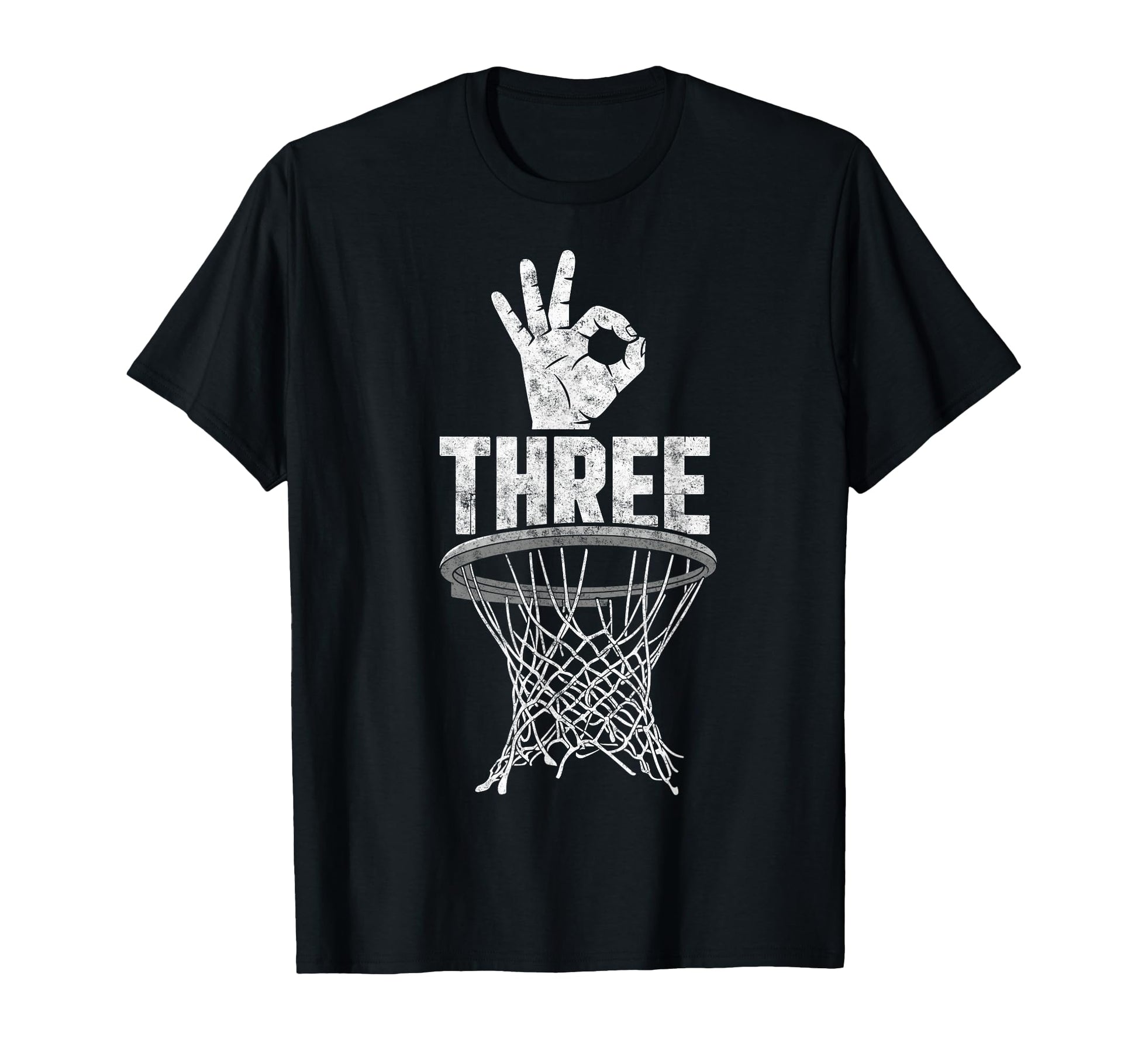 Three Points Throw Basketball Player T-Shirt - Minimalist Print Men Women - T-Shirt, Sweatshirt, Hoodie