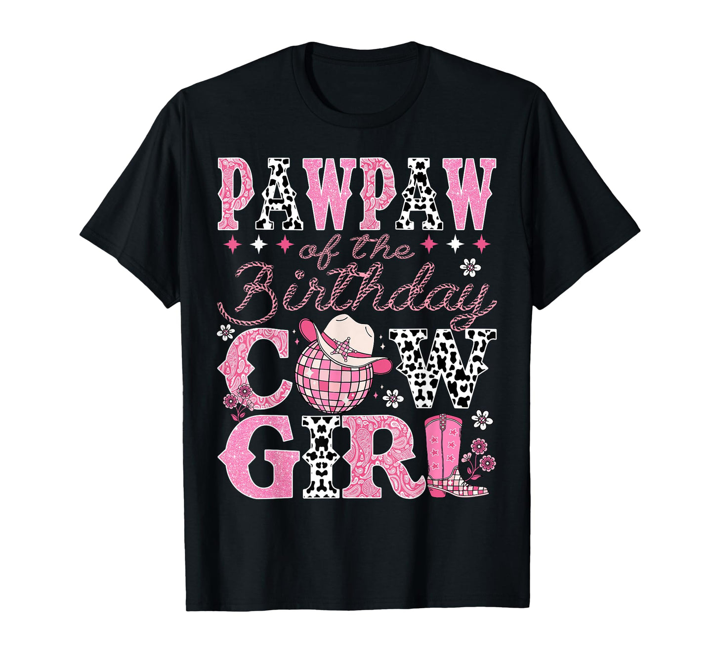 Pawpaw Birthday Cowgirl Rodeo Pawpaw T-Shirt - Aesthetic Graphic Men Women - T-Shirt, Sweatshirt, Hoodie