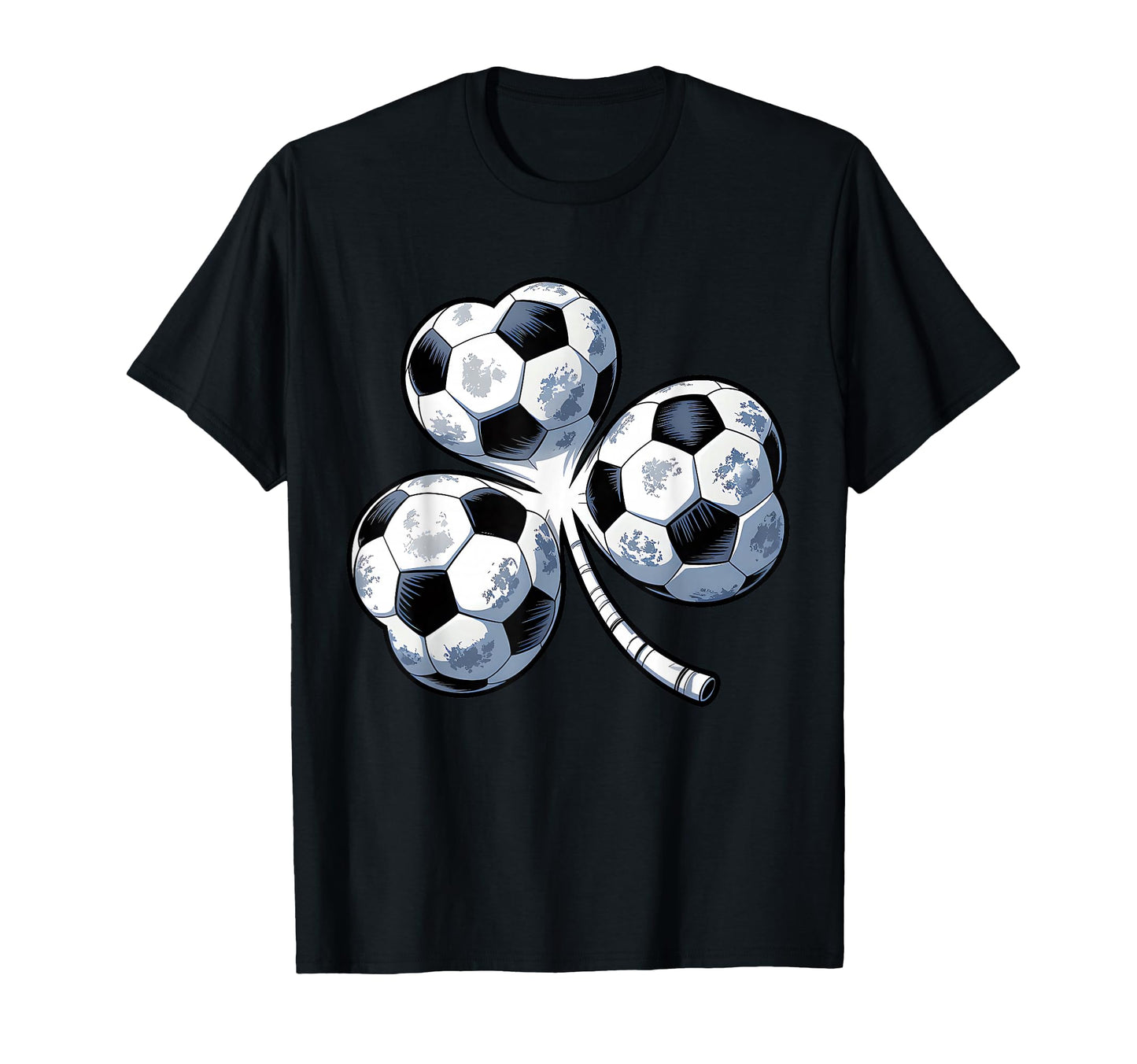 Soccer St Patricks Day Shamrock Green T-Shirt - Trendy Graphic for Adults - T-Shirt, Sweatshirt, Hoodie