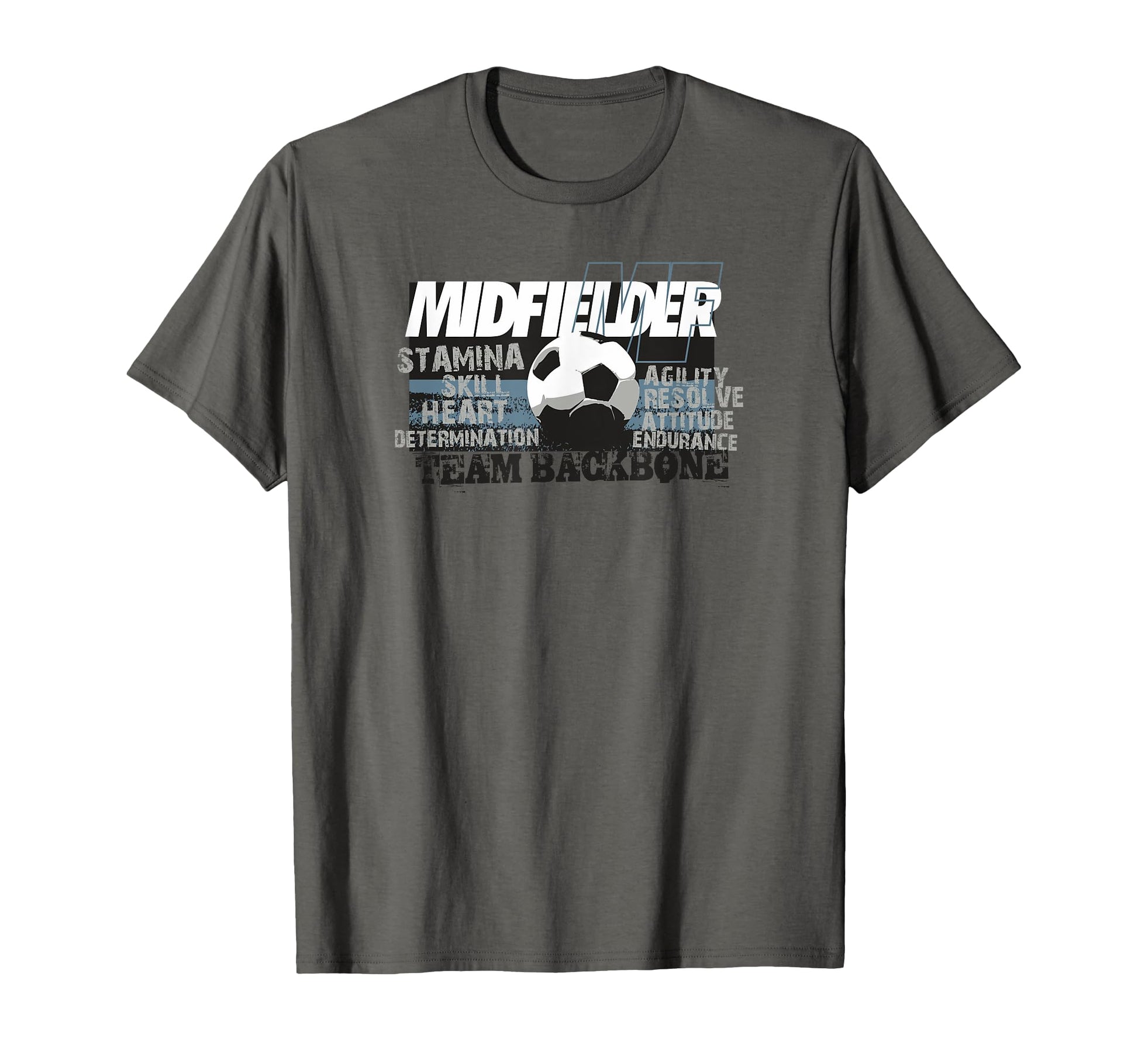 Soccer Midfielder Team Backbone T-Shirt - Streetwear Style Unisex - T-Shirt, Sweatshirt, Hoodie