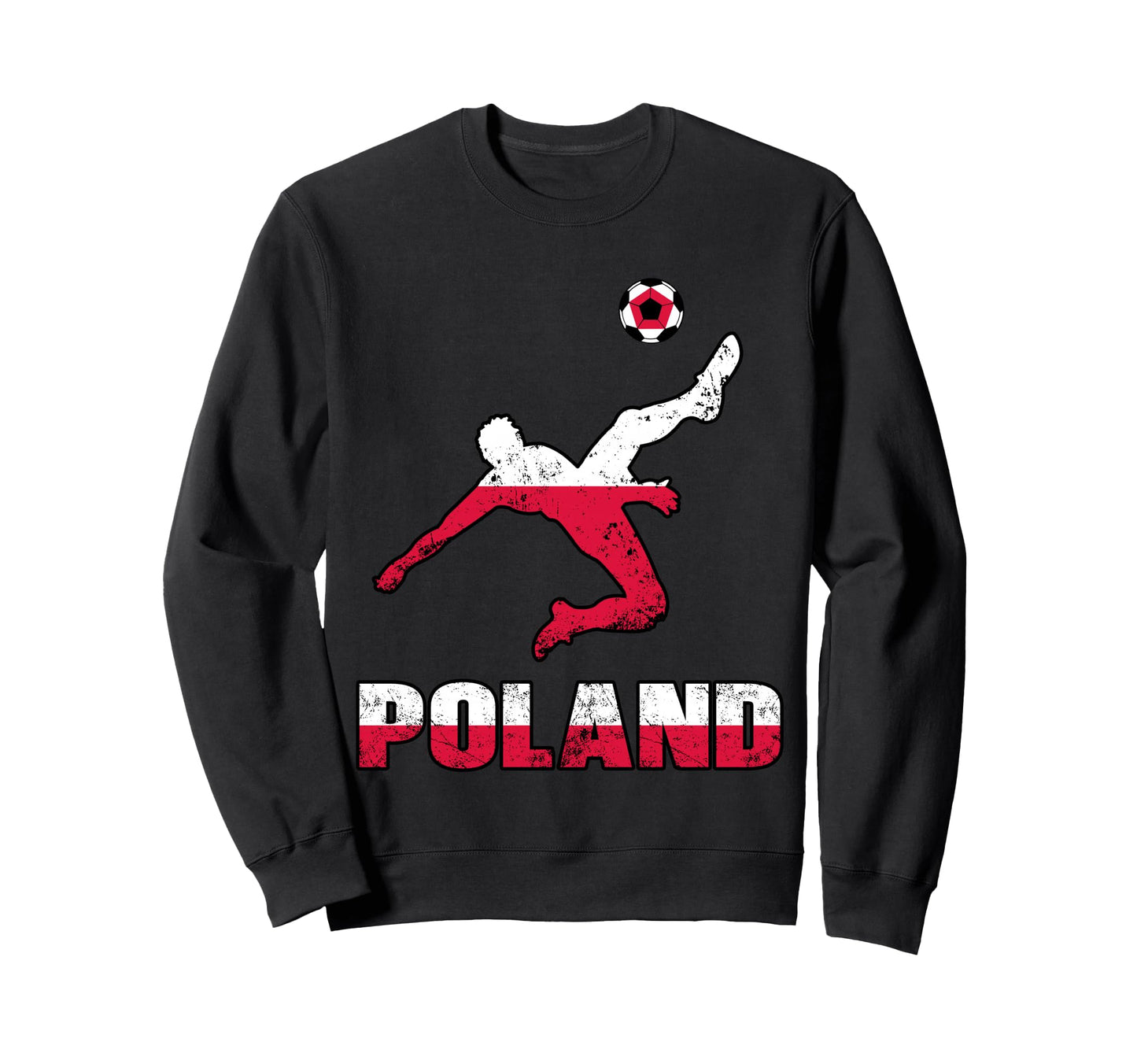 Poland Football Soccer Game Player Fan Sweatshirt - Novelty Apparel Unisex - T-Shirt, Sweatshirt, Hoodie
