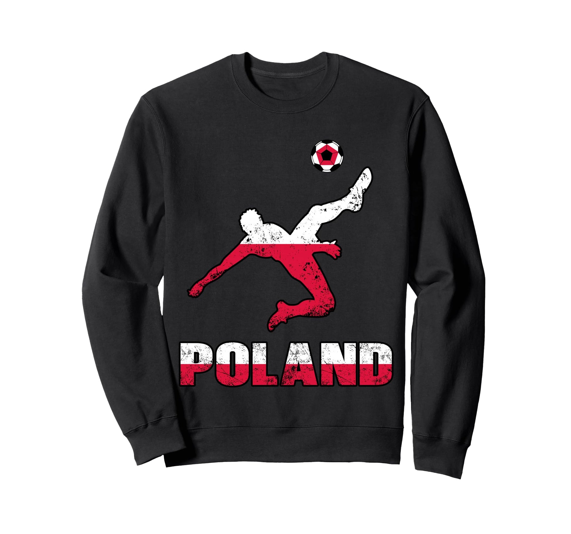 Poland Football Soccer Game Player Fan Sweatshirt - Novelty Apparel Unisex - T-Shirt, Sweatshirt, Hoodie