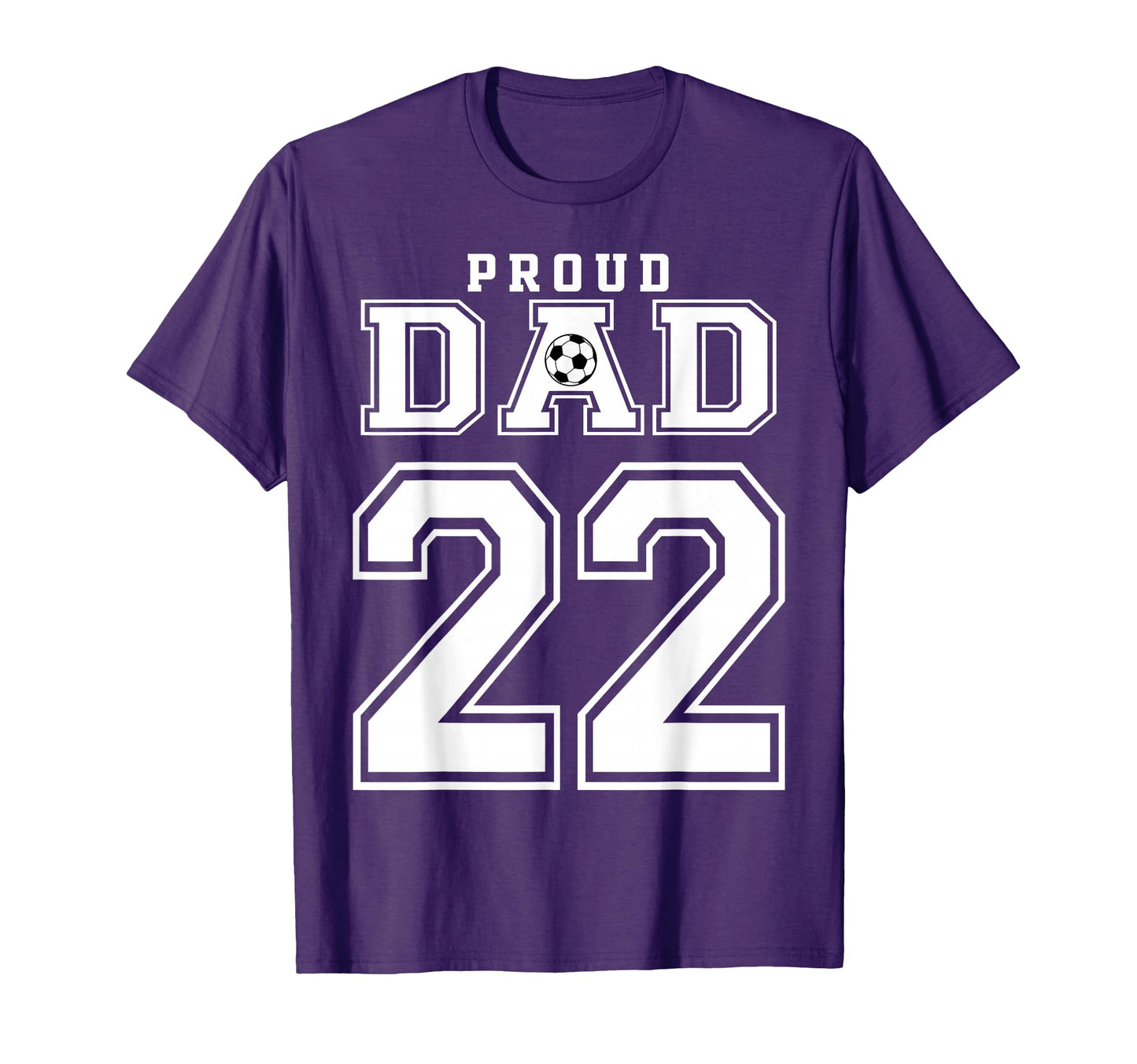 Number 22 Custom Proud Soccer Futbol T-Shirt - Trendy Graphic for Adults - T-Shirt, Sweatshirt, Hoodie