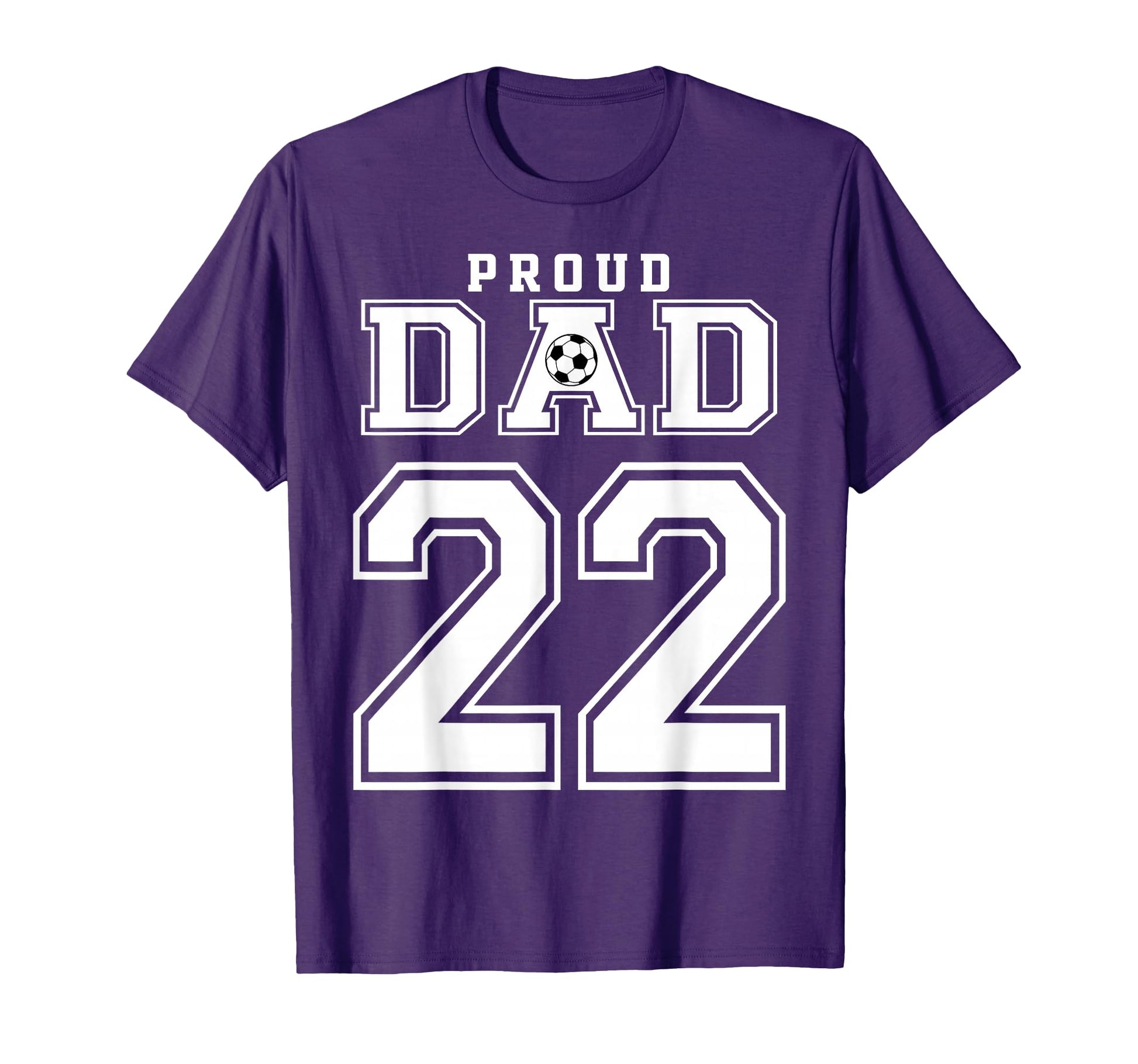 Number 22 Custom Proud Soccer Futbol T-Shirt - Trendy Graphic Men Women - T-Shirt, Sweatshirt, Hoodie