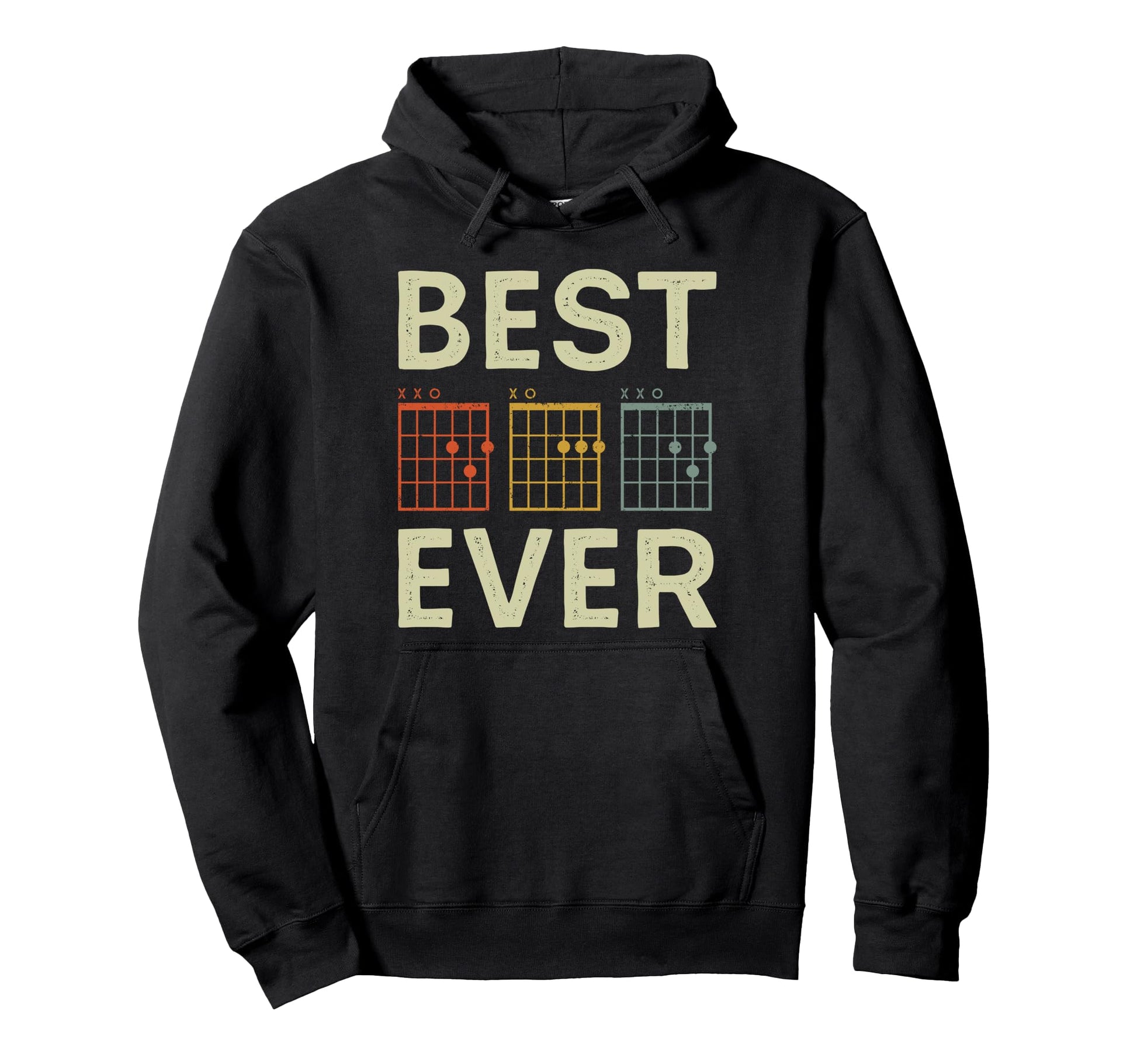 Guitarist Fathers Day Best Father Hoodie - Casual Everyday Wear Unisex - T-Shirt, Sweatshirt, Hoodie