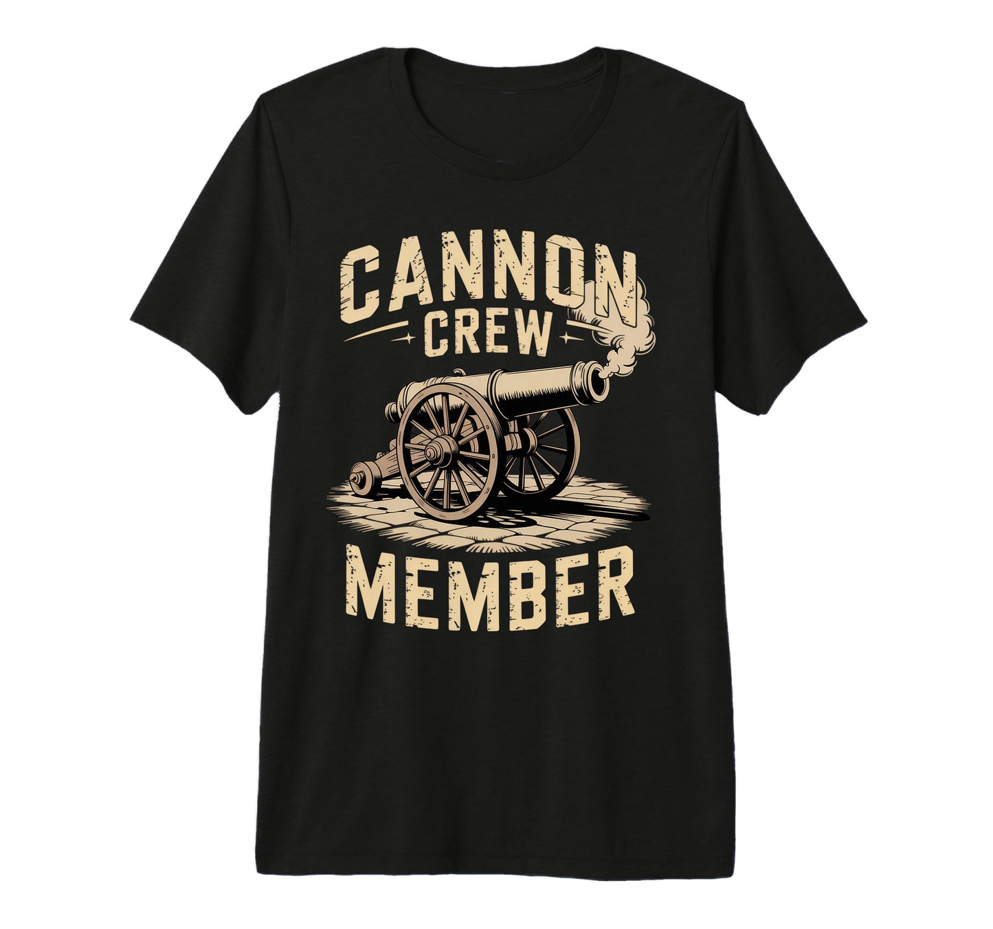 Cannon Crew Member Military Dad Funny T-Shirt - Unique Graphic Unisex - T-Shirt, Sweatshirt, Hoodie
