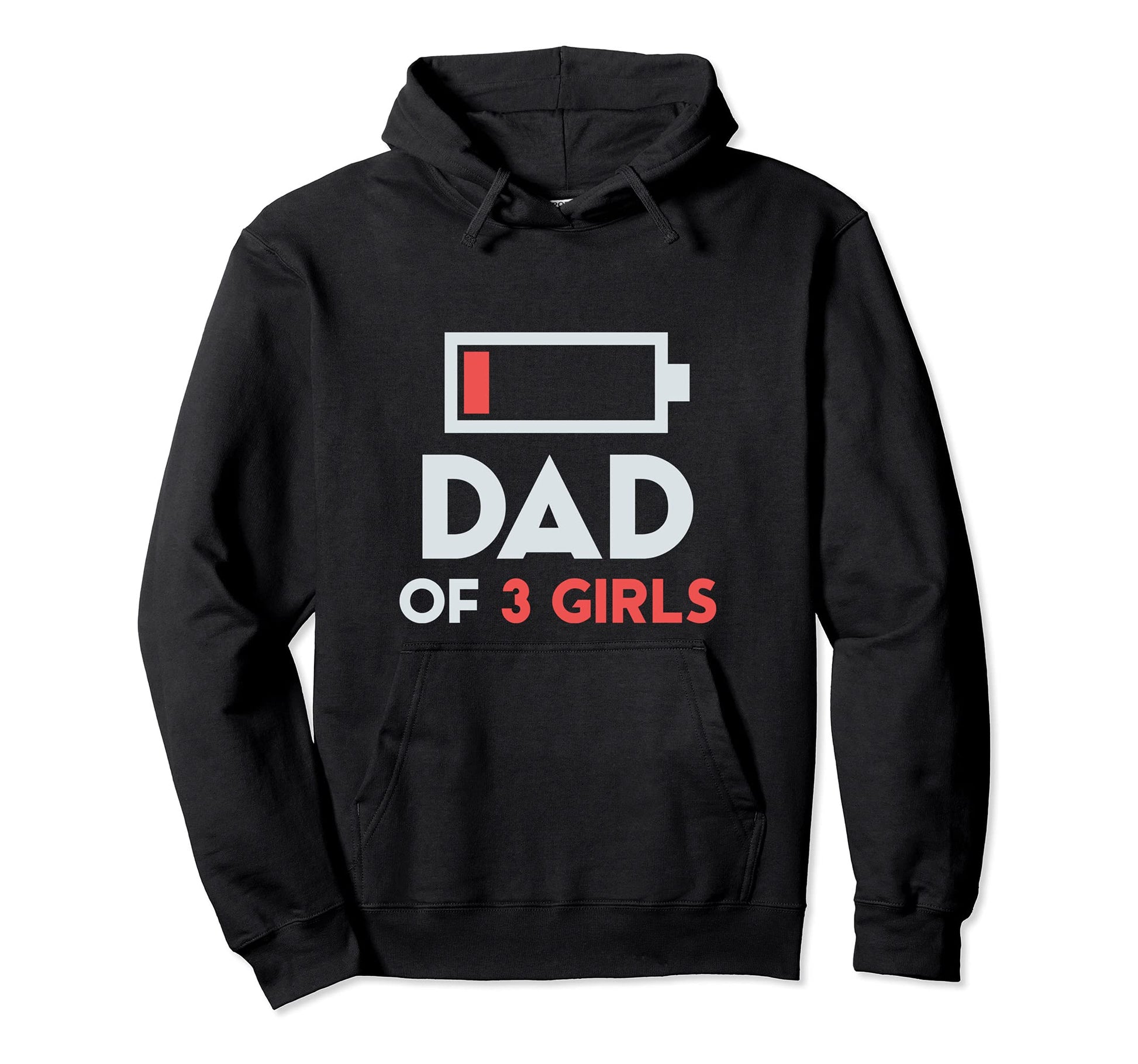 Dad 3 Fathers Day Gift From Daughter Hoodie - Custom Art Print Men Women - T-Shirt, Sweatshirt, Hoodie