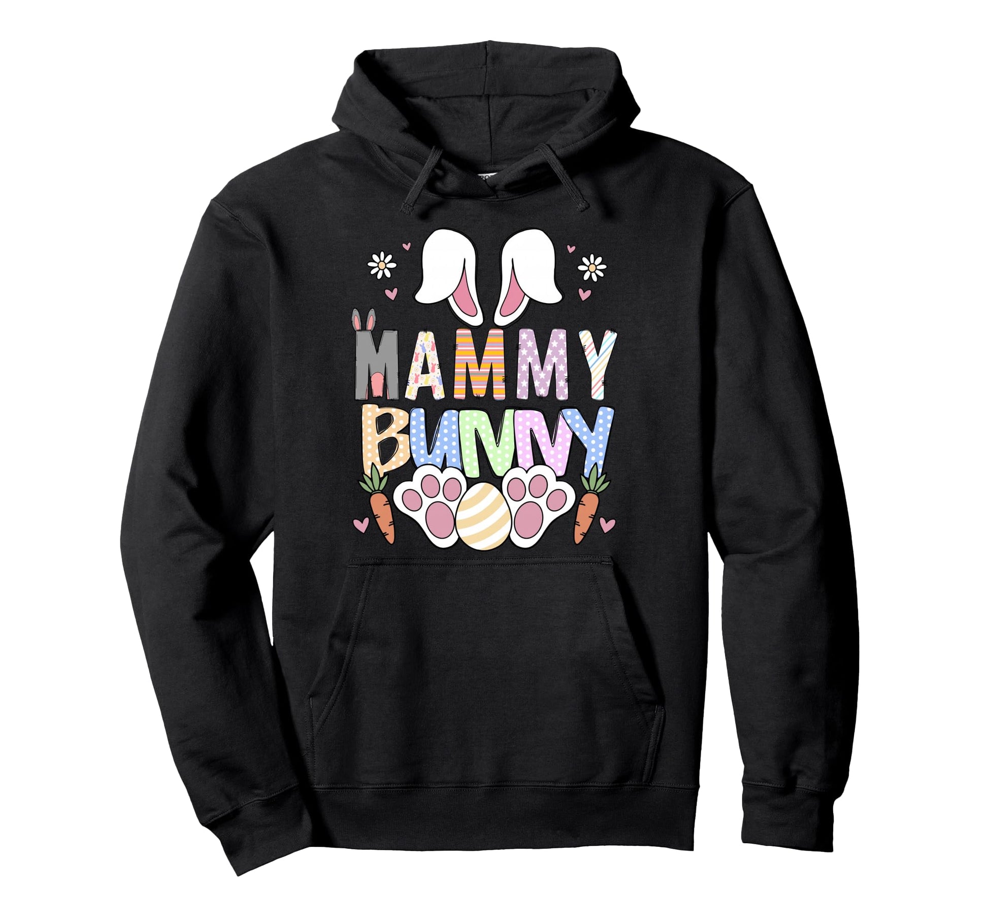 Mammy Bunny Ears Easter Family Matching Hoodie - Minimalist Print Unisex - T-Shirt, Sweatshirt, Hoodie