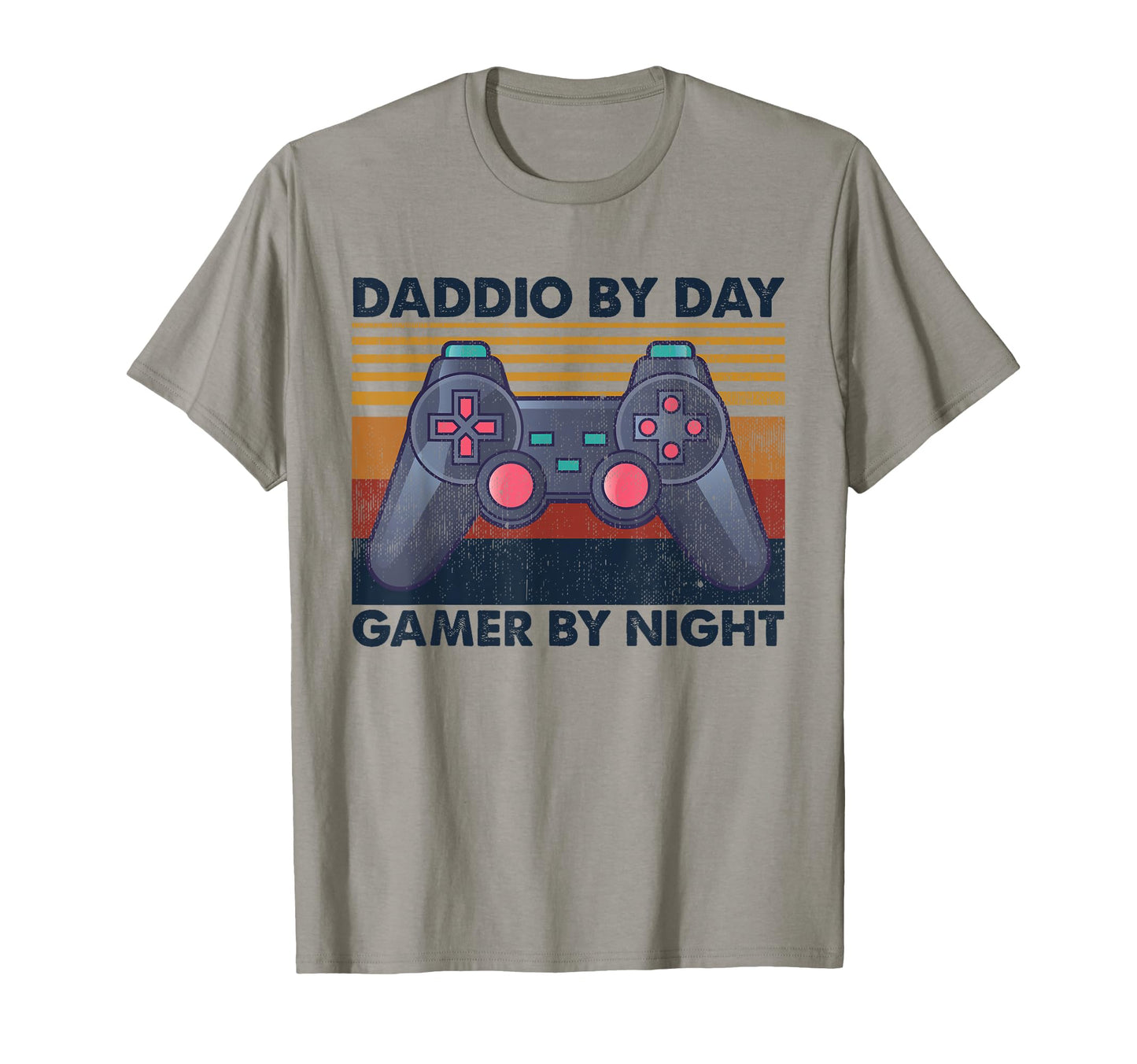 Daddio Day Gamer Night Funny Gaming T-Shirt - Minimalist Print for Adults - T-Shirt, Sweatshirt, Hoodie