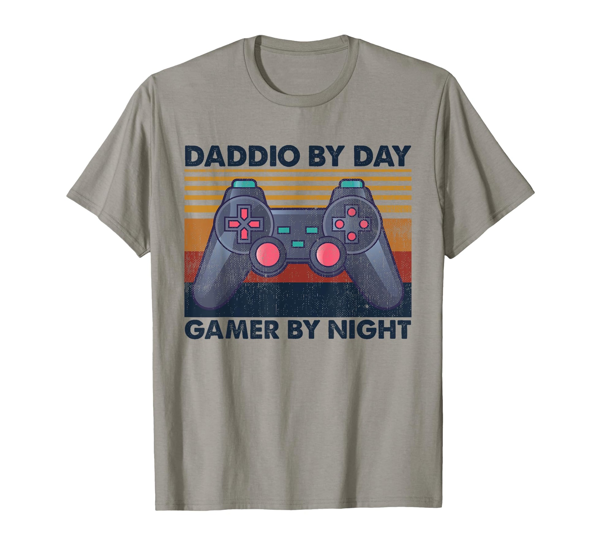 Daddio Day Gamer Night Funny Gaming T-Shirt - Minimalist Print for Adults - T-Shirt, Sweatshirt, Hoodie