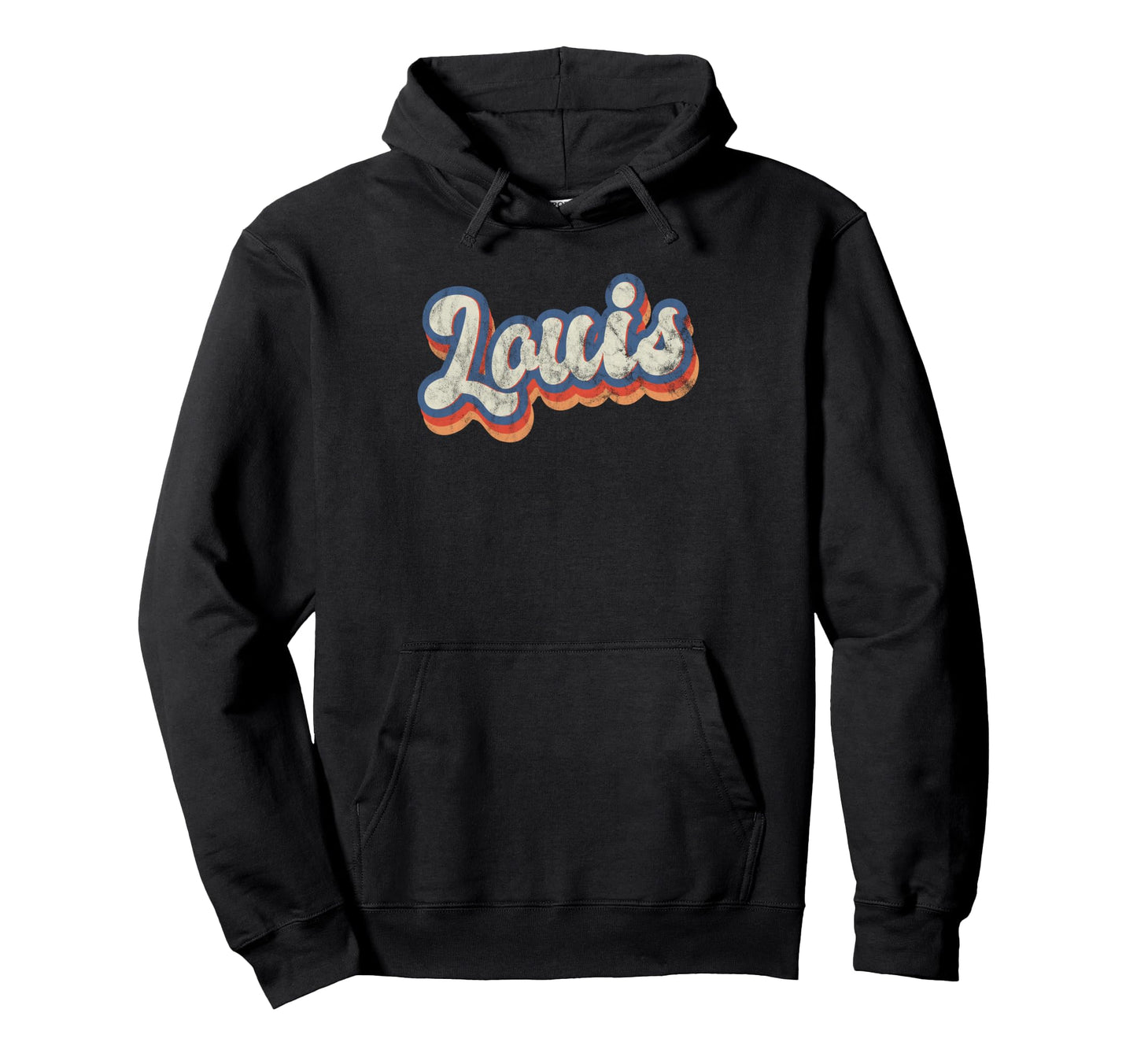 Louis Personalized Name Custom Lettering Hoodie - Aesthetic Graphic Unisex - T-Shirt, Sweatshirt, Hoodie