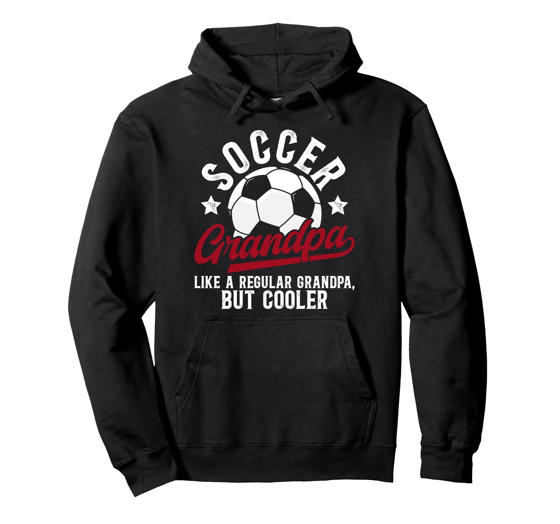 Soccer Grandpa Soccer Player Grandfather Hoodie - Unique Graphic Men Women - T-Shirt, Sweatshirt, Hoodie