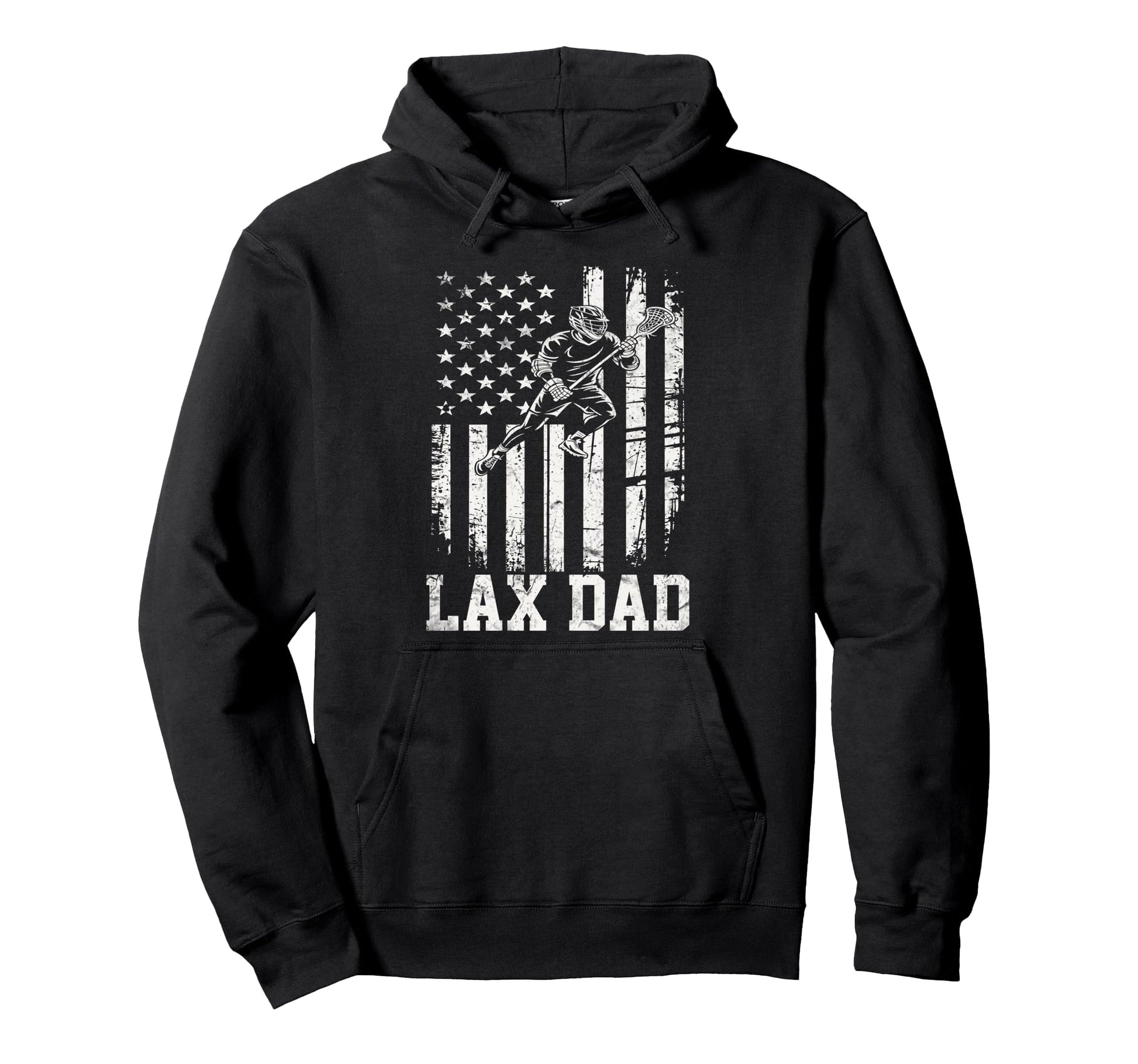 Lacrosse Dad Lax Dad Lacrosse Legend Hoodie - Aesthetic Graphic for Adults - T-Shirt, Sweatshirt, Hoodie