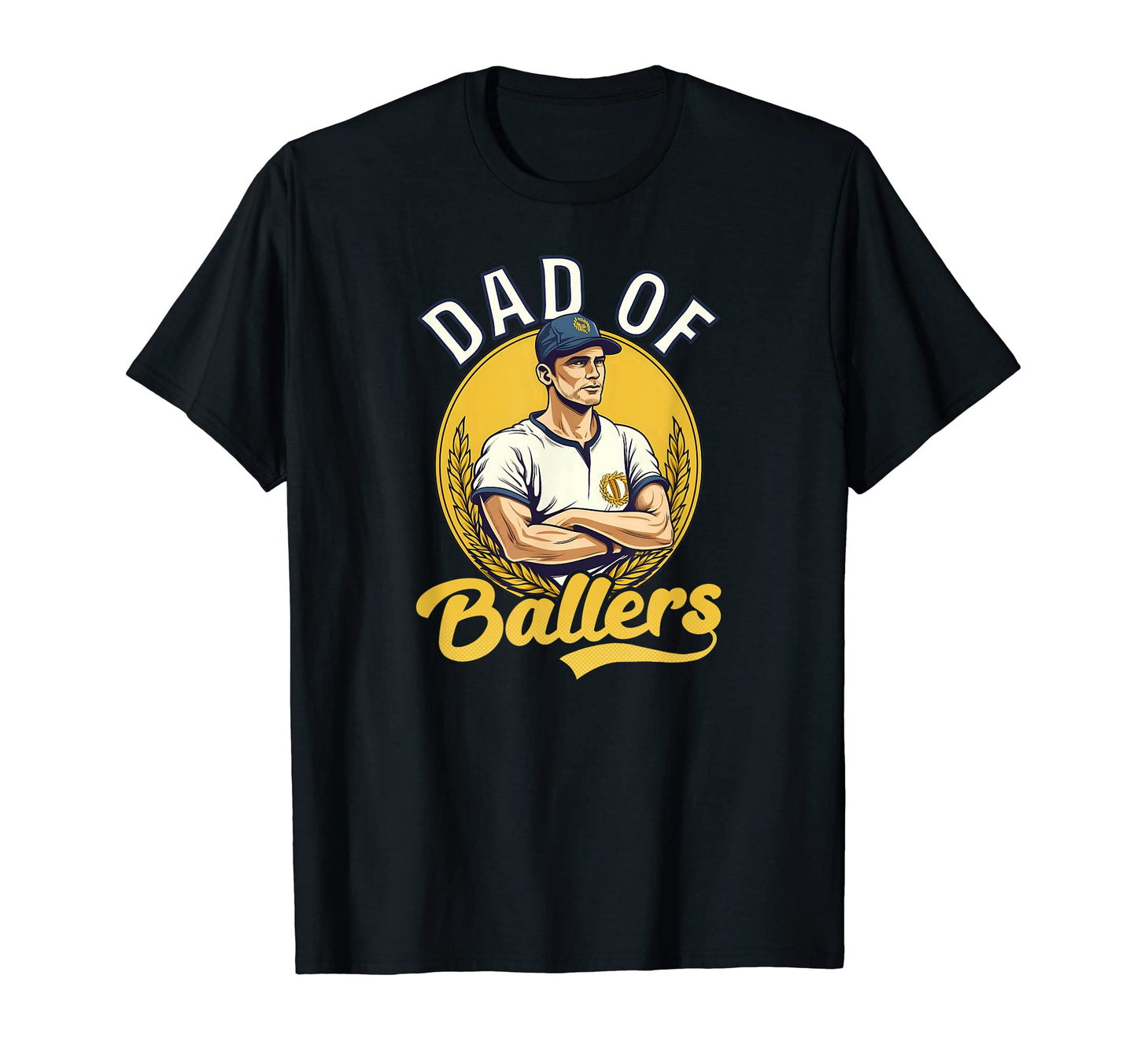 Dad Ballers Baseball Dad T-Shirt - Minimalist Print Unisex - T-Shirt, Sweatshirt, Hoodie
