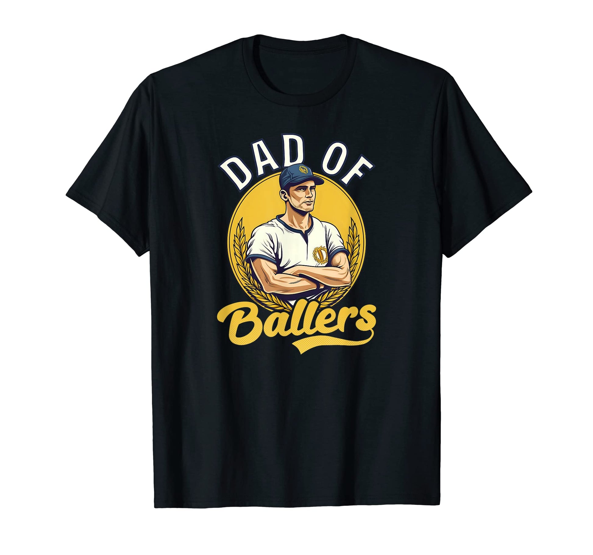 Dad Ballers Baseball Dad T-Shirt - Minimalist Print Unisex - T-Shirt, Sweatshirt, Hoodie