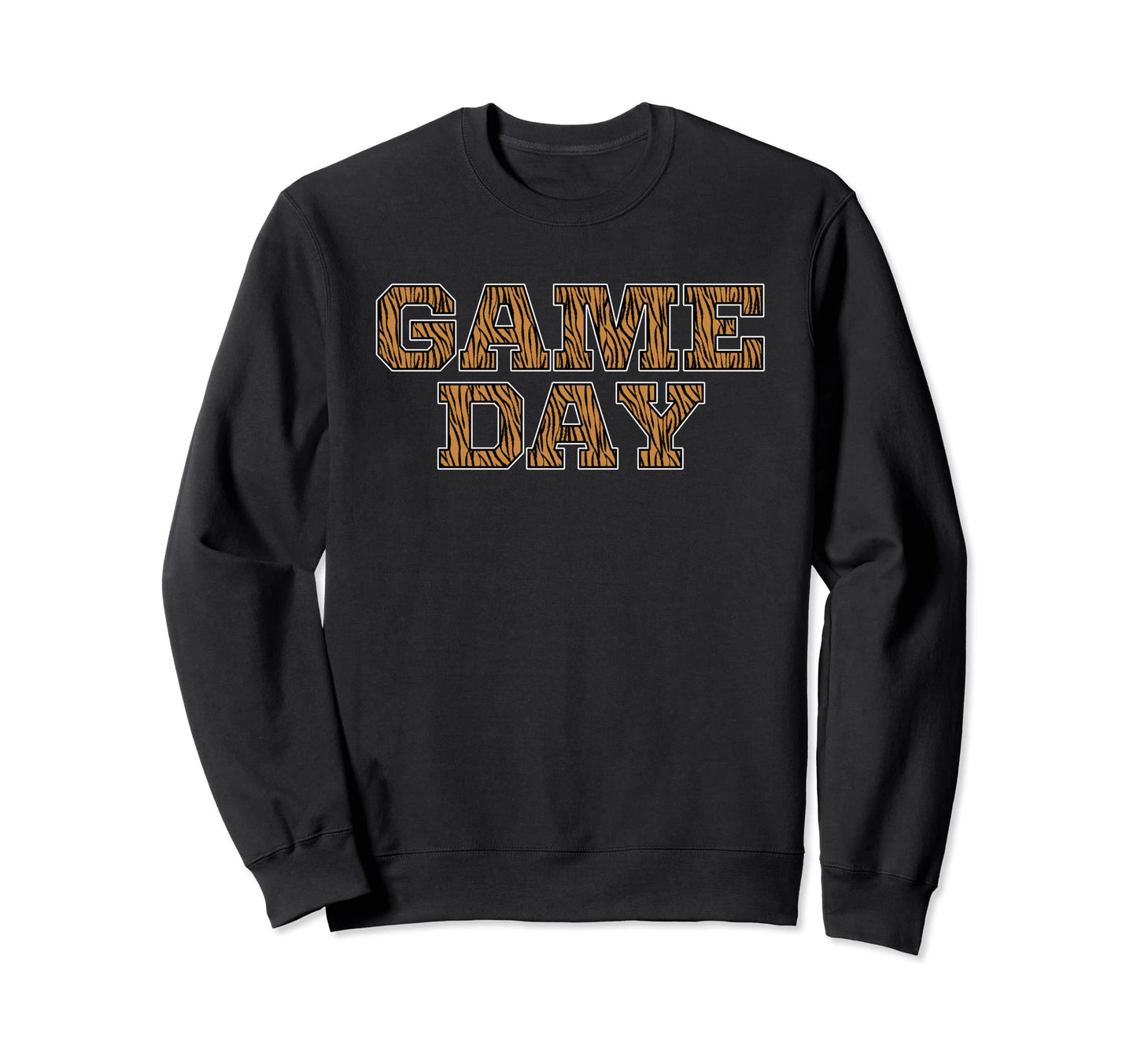 Game Day Tiger Animal Sports Sweatshirt - Casual Everyday Wear Unisex - T-Shirt, Sweatshirt, Hoodie