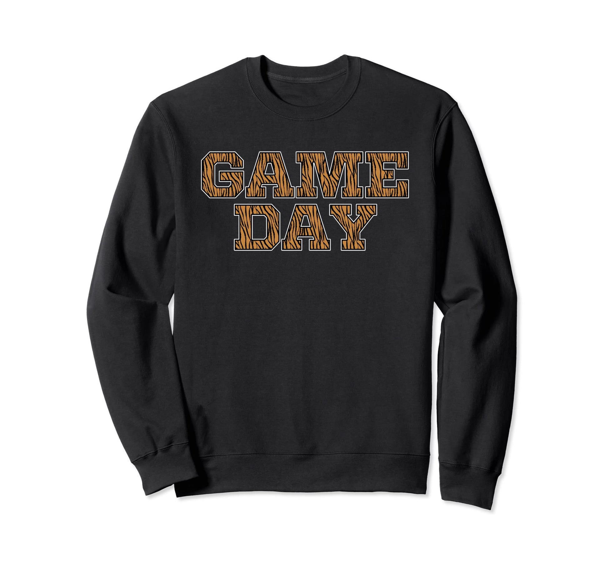 Game Day Tiger Animal Sports Sweatshirt - Casual Everyday Wear Unisex - T-Shirt, Sweatshirt, Hoodie
