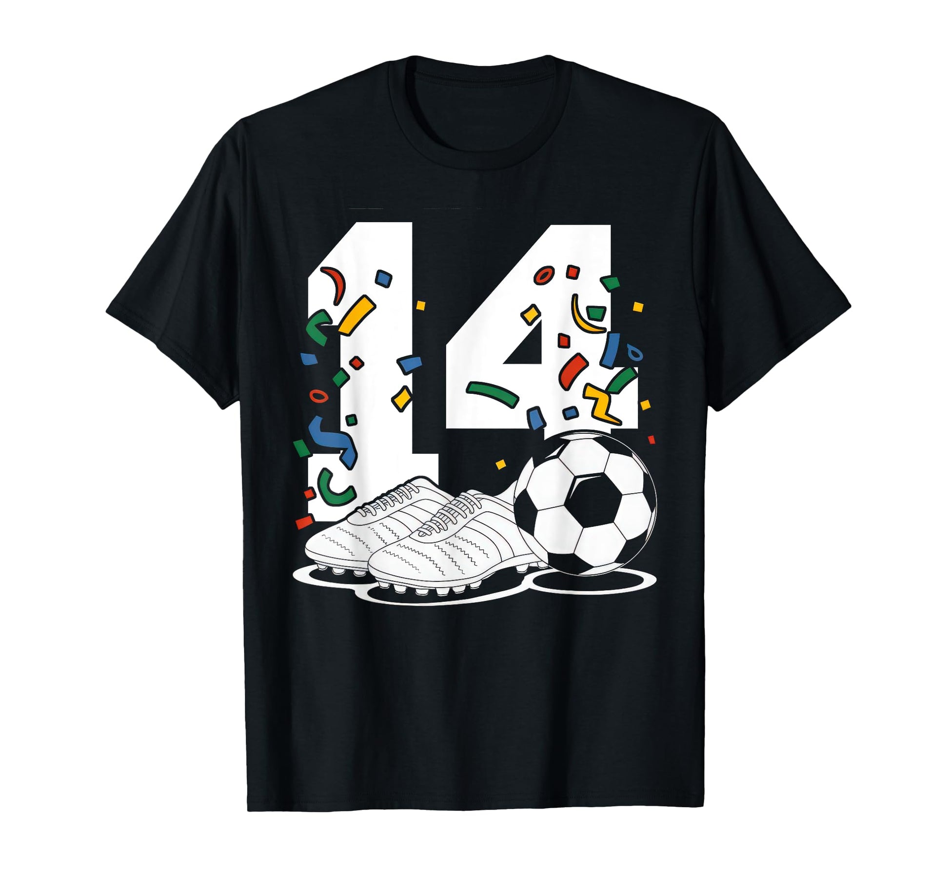 14 Soccer Birthday Gift Soccer T-Shirt - Casual Everyday Wear Men Women - T-Shirt, Sweatshirt, Hoodie