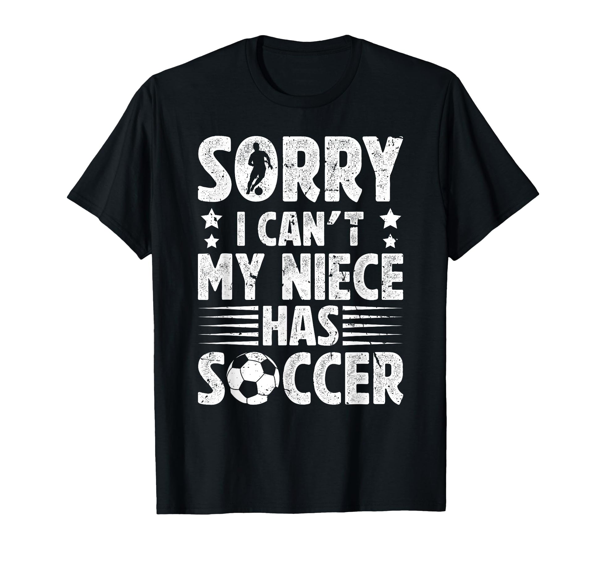 My Niece Has Soccer Uncle Soccer T-Shirt - Minimalist Print Men Women - T-Shirt, Sweatshirt, Hoodie