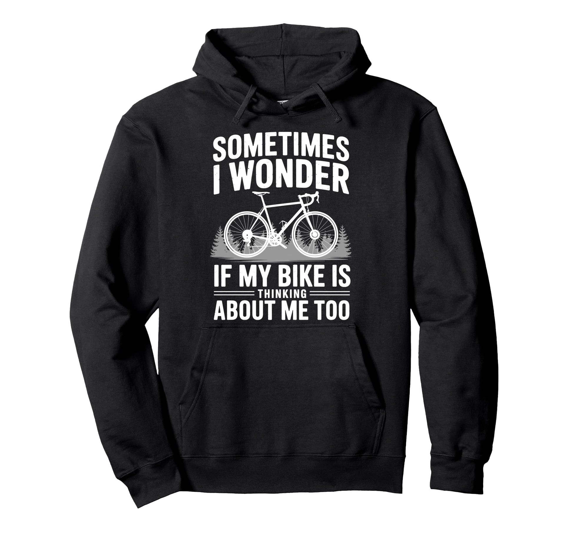 Cycling Art Bicyclist Bike Rider Hoodie - Casual Everyday Wear for Adults - T-Shirt, Sweatshirt, Hoodie