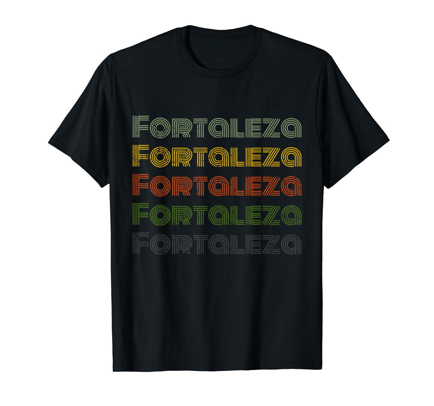 Brazil 70S City Fortaleza T-Shirt - Unique Graphic Men Women - T-Shirt, Sweatshirt, Hoodie