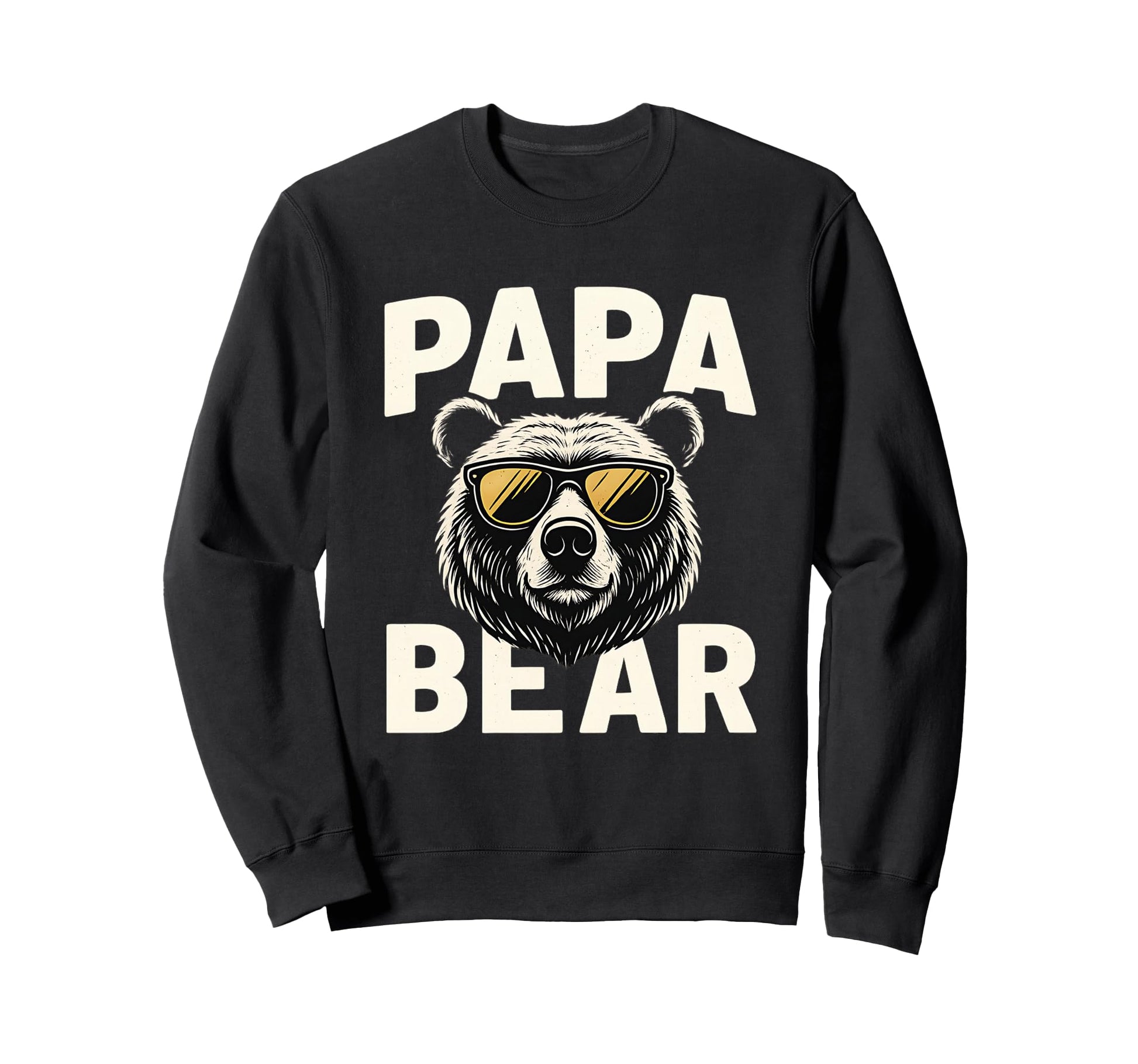 Papa Bear Fathers Day Gift Dads Who Sweatshirt - Aesthetic Graphic Unisex - T-Shirt, Sweatshirt, Hoodie