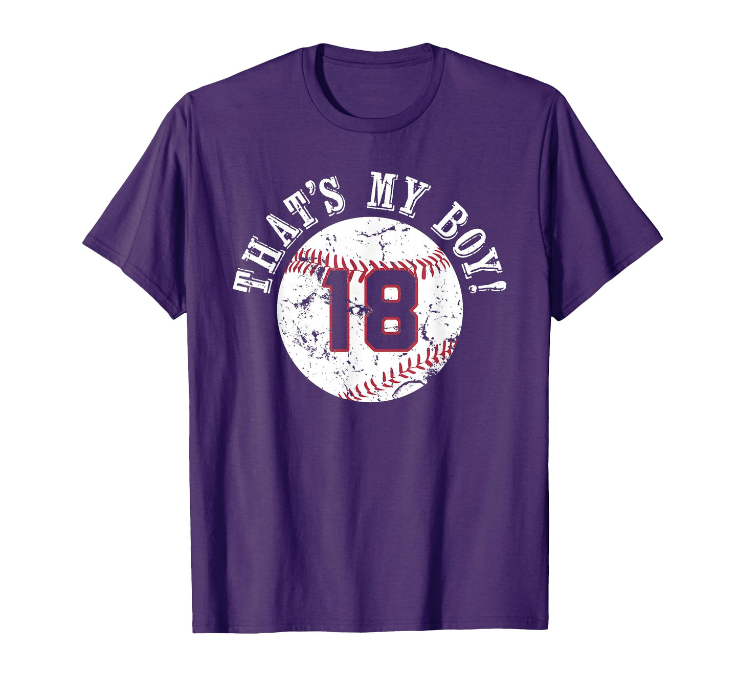 Unique Thats My 18 Baseball Player T-Shirt - Aesthetic Graphic for Adults - T-Shirt, Sweatshirt, Hoodie