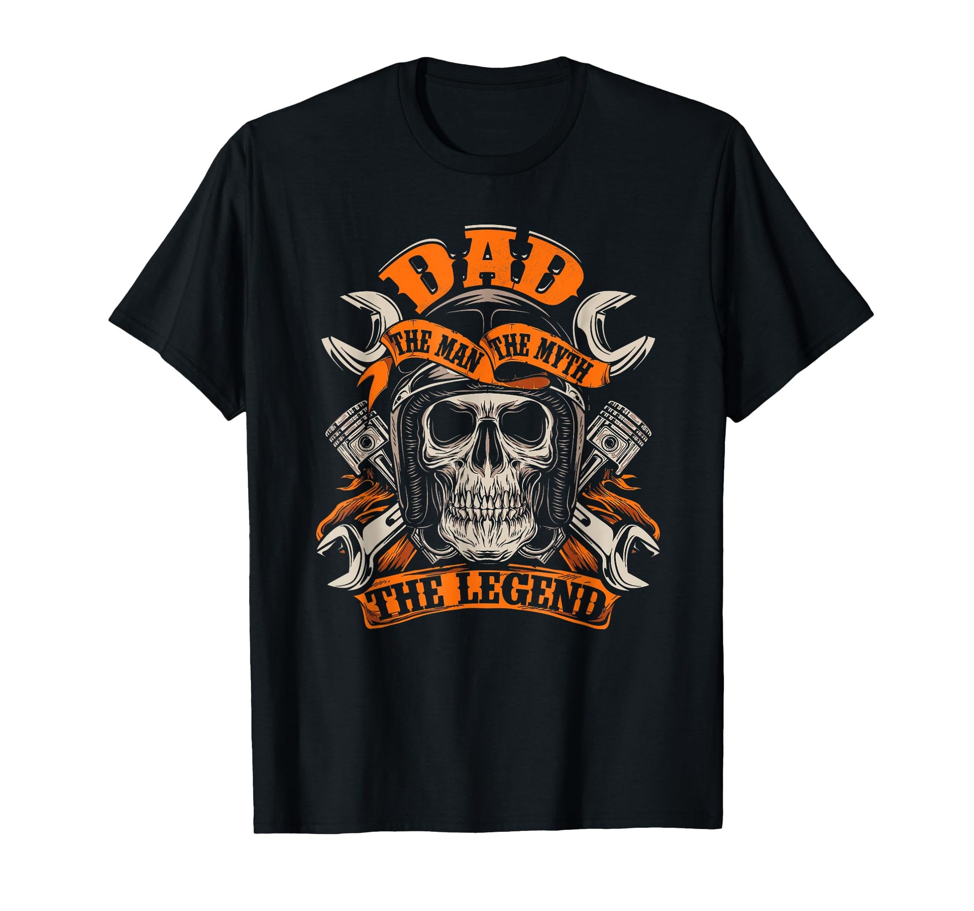 Biker Dad Grandpa Myth Legend T-Shirt - Fun Novelty Design for Adults - T-Shirt, Sweatshirt, Hoodie