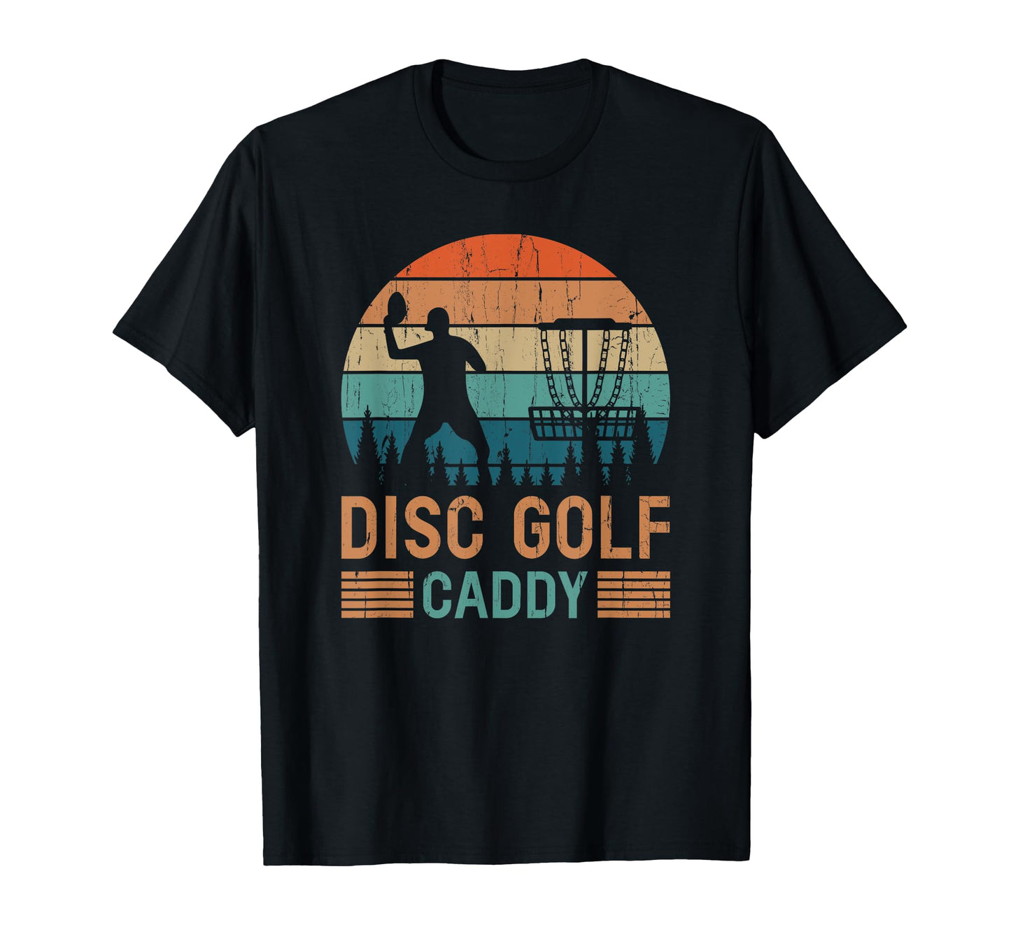 Disc Golf Caddy Disc Golf Dad T-Shirt - Minimalist Print for Adults - T-Shirt, Sweatshirt, Hoodie