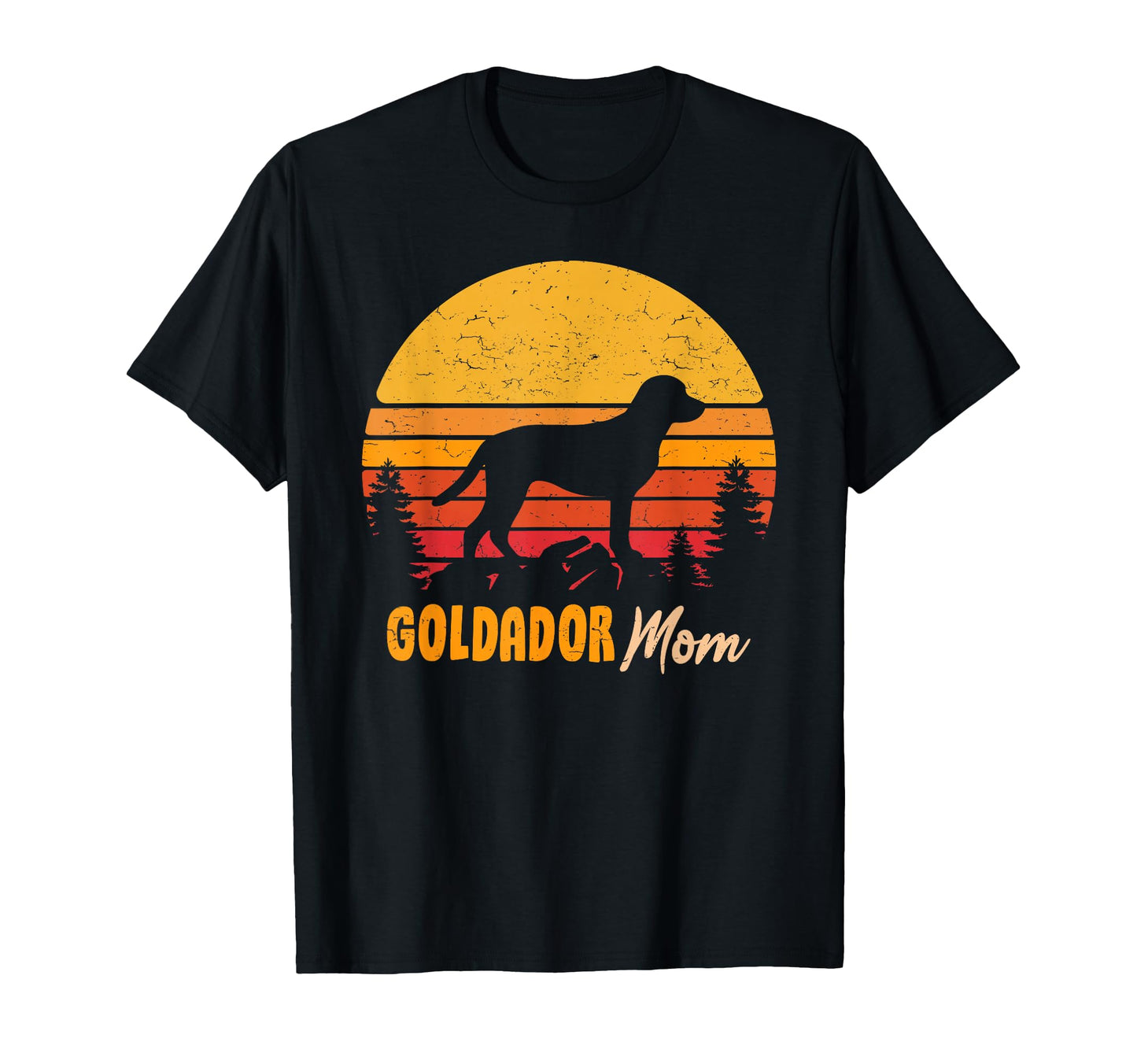 Goldador Mom Mom Dog Gift T-Shirt - Casual Everyday Wear Unisex - T-Shirt, Sweatshirt, Hoodie