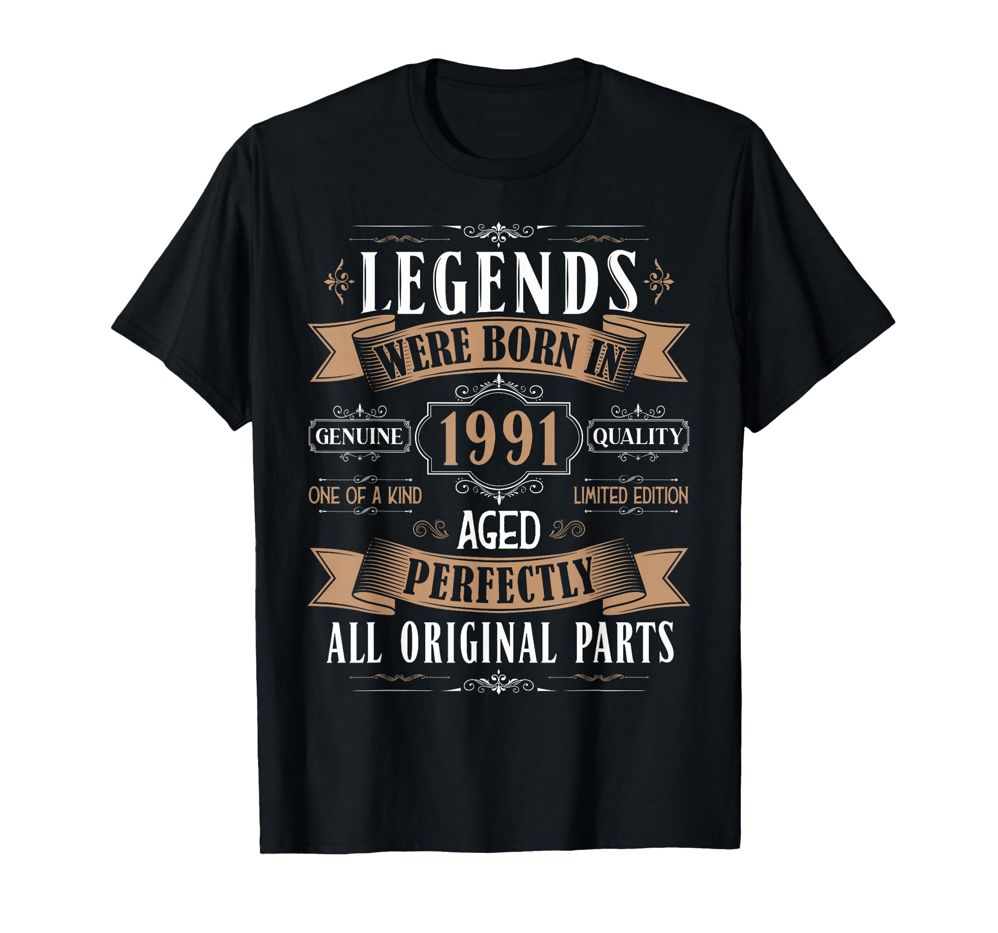 Legends Born 1991 35Th Birthday 35 T-Shirt - Trendy Graphic Men Women - T-Shirt, Sweatshirt, Hoodie