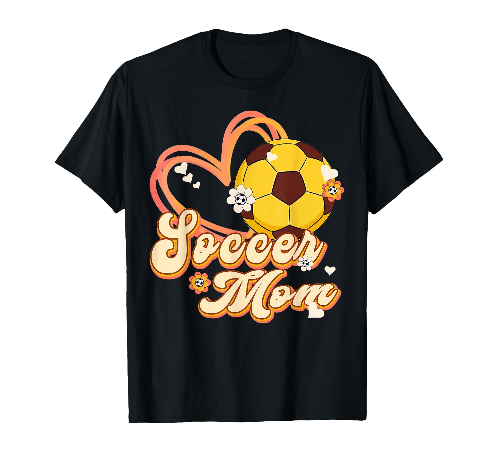 Soccer Mom Mama Heart Mothers Day T-Shirt - Aesthetic Graphic for Adults - T-Shirt, Sweatshirt, Hoodie