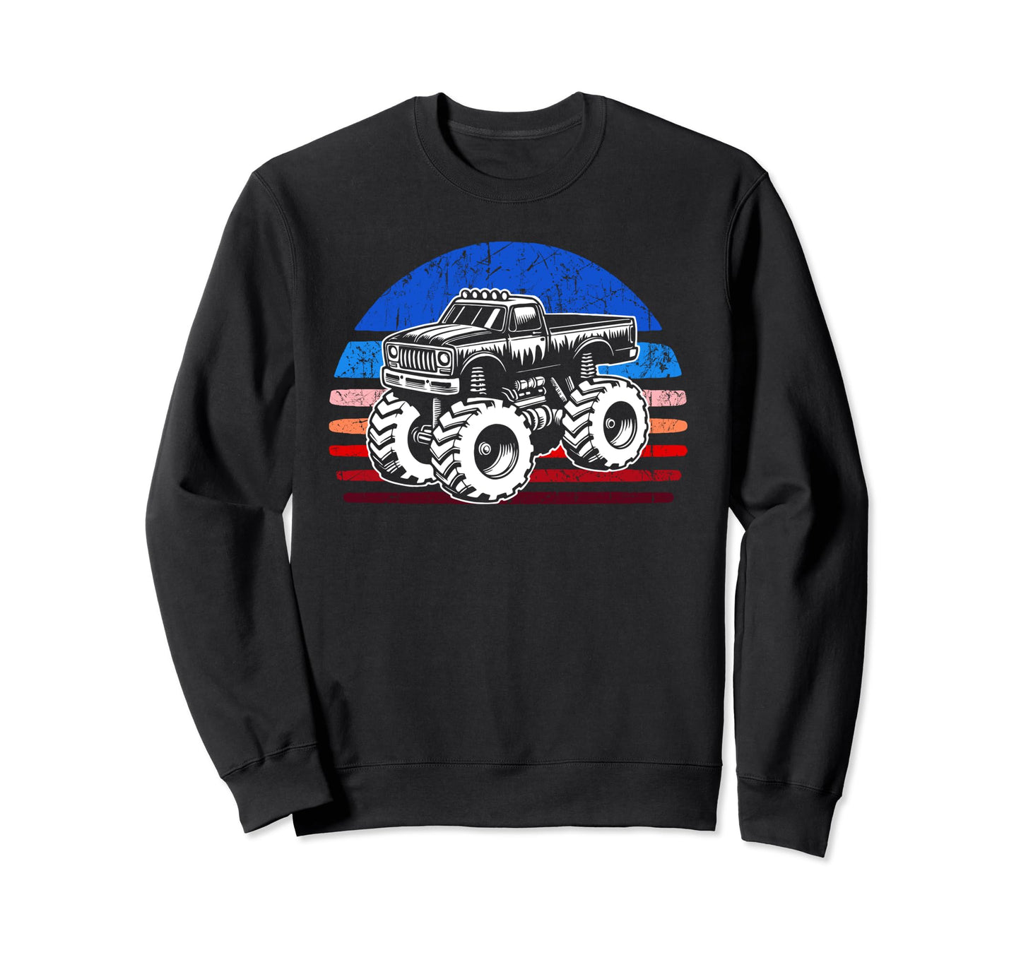 Monster Truck Dad Fathers Day Click More T-Shirt - Unique Graphic Men Women - T-Shirt, Sweatshirt, Hoodie