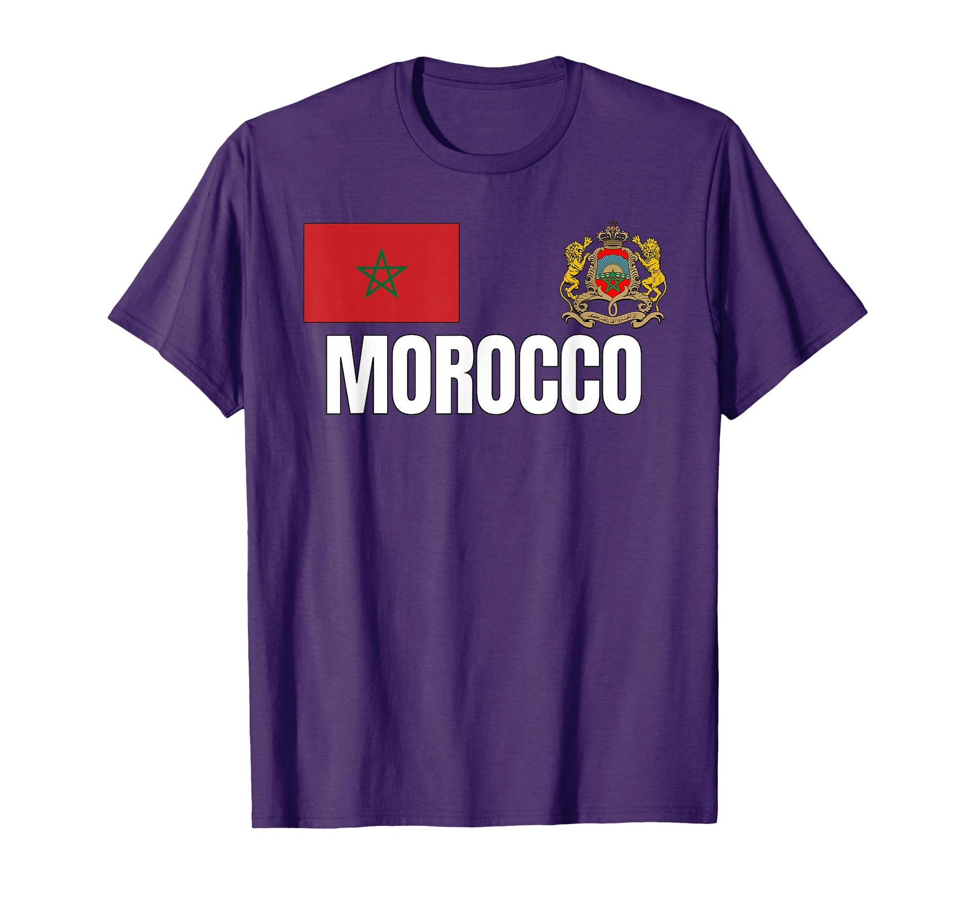 Morocco Soccer Jersey Football T-Shirt - Aesthetic Graphic Unisex - T-Shirt, Sweatshirt, Hoodie