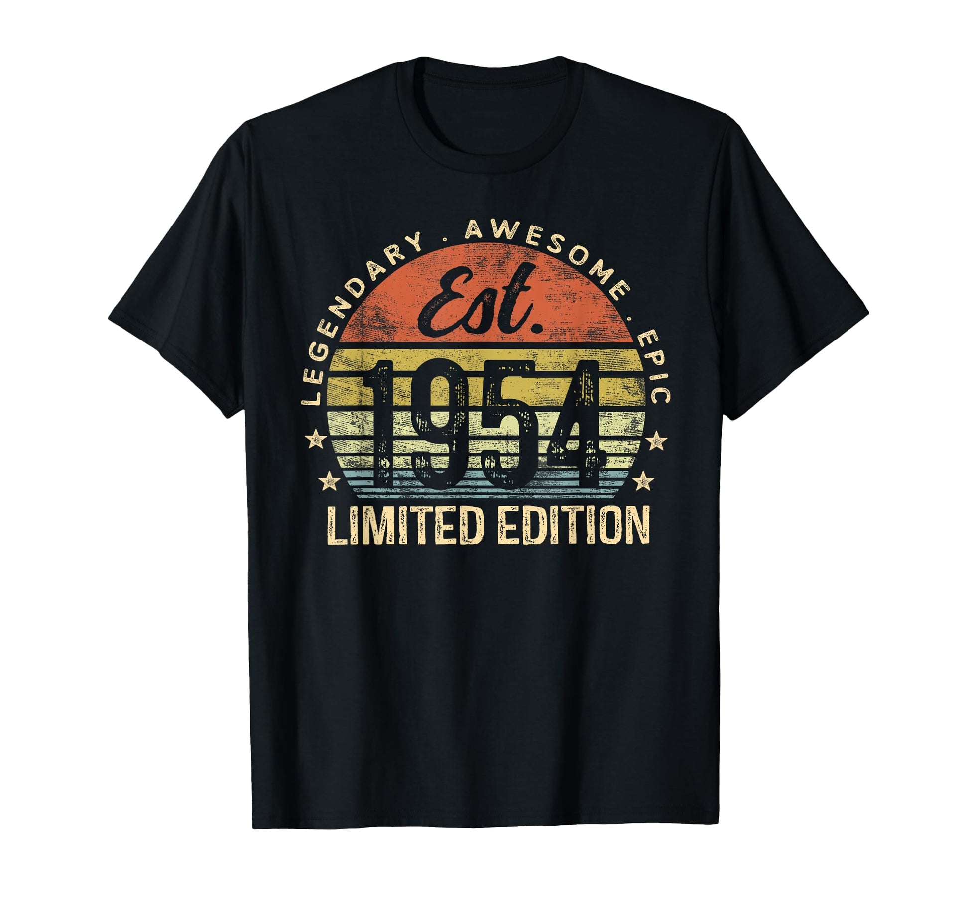 Est 1954 72Nd Birthday 72 Year Old T-Shirt - Casual Everyday Wear Unisex - T-Shirt, Sweatshirt, Hoodie