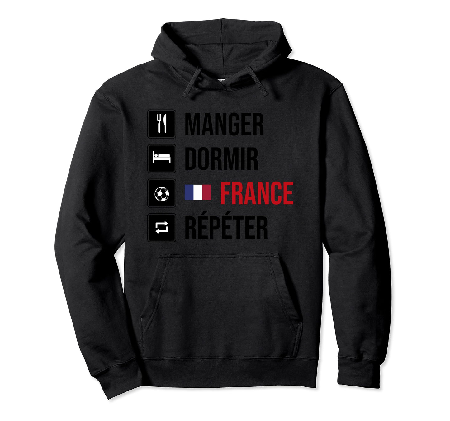 France Soccer Fans Related Products Hoodie - Fun Novelty Design Unisex - T-Shirt, Sweatshirt, Hoodie