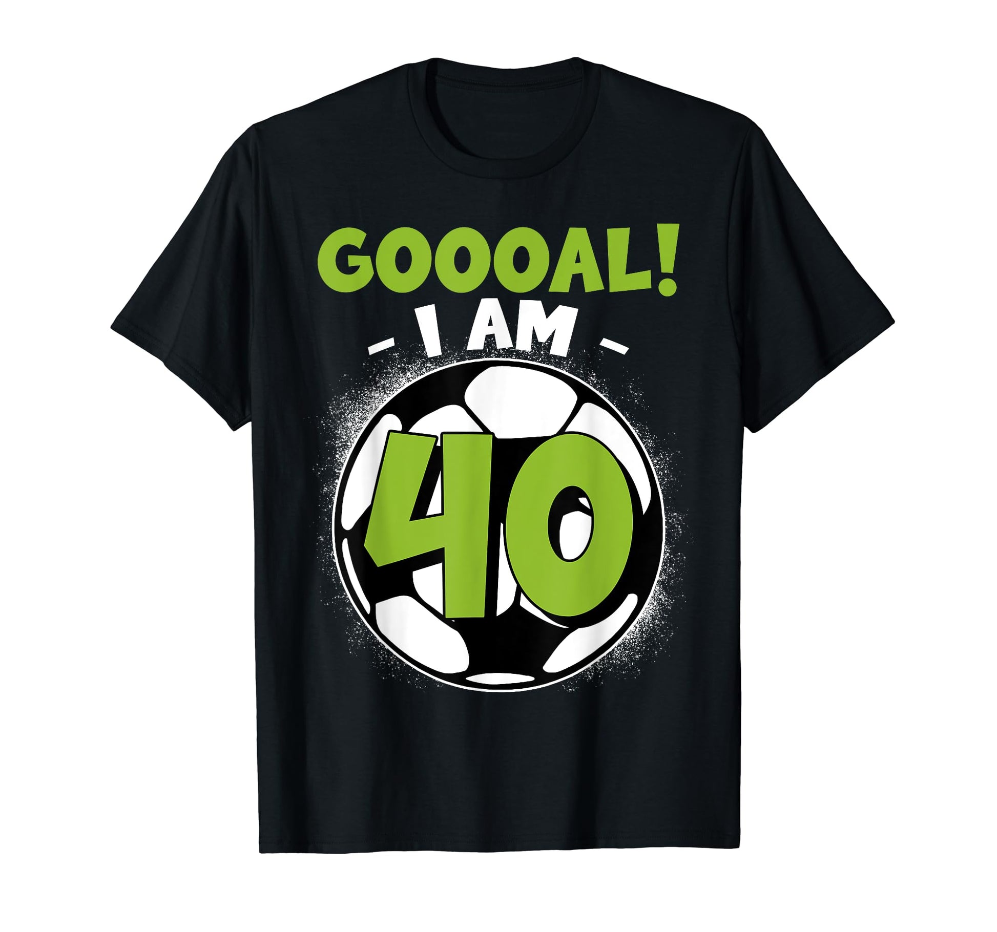 40 Year Old Birthday Soccer Themed 40Thb T-Shirt - Custom Art Print Unisex - T-Shirt, Sweatshirt, Hoodie
