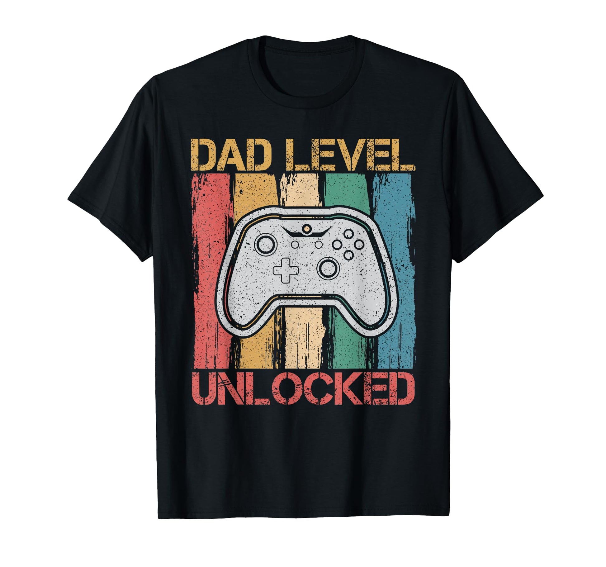 Dad Level Unlocked Gamer Dad T-Shirt - Casual Everyday Wear Unisex - T-Shirt, Sweatshirt, Hoodie
