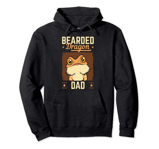 Bearded Dragon Dad Gecko Lizard Owner Hoodie - Streetwear Style Unisex - T-Shirt, Sweatshirt, Hoodie