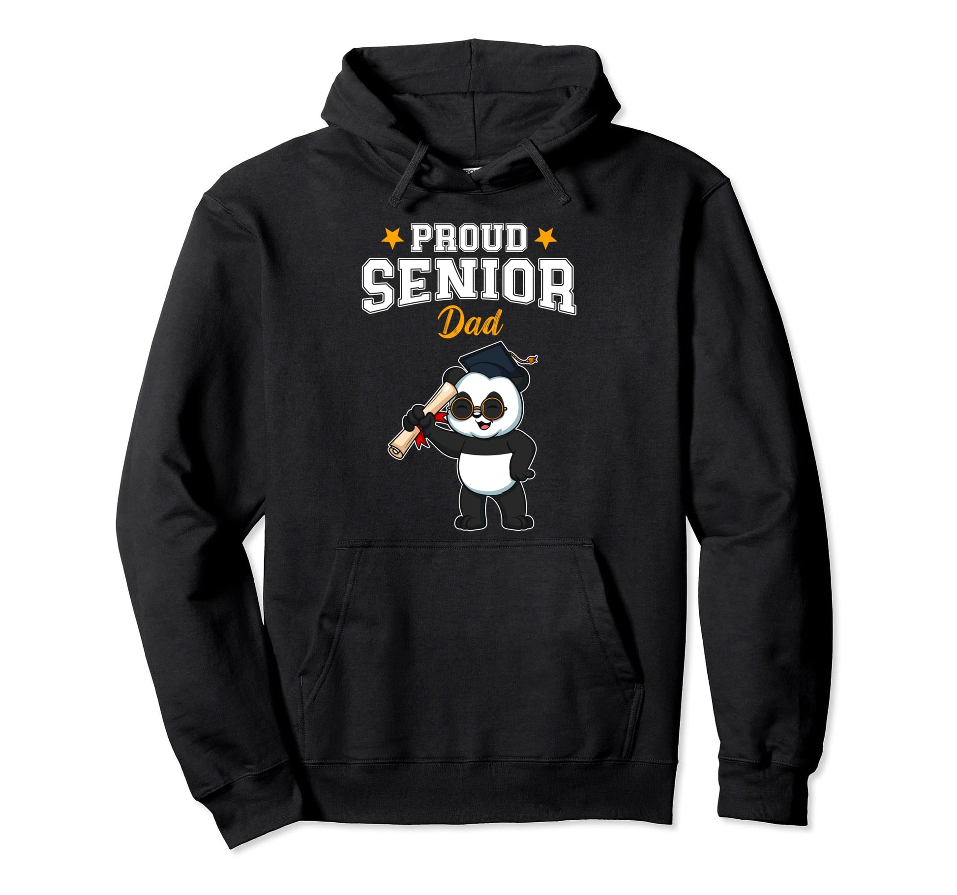 Proud Senior Dad Highschool Graduation Hoodie - Minimalist Print Unisex - T-Shirt, Sweatshirt, Hoodie