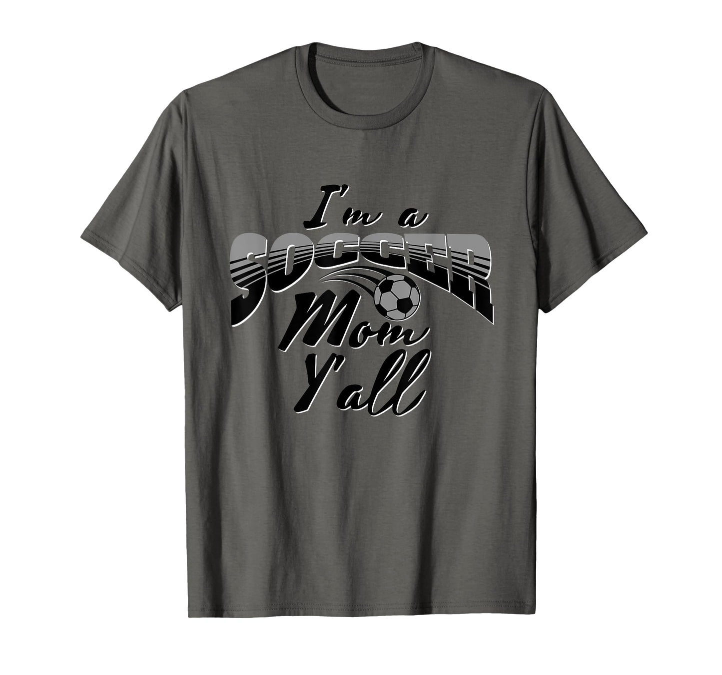 Mom Soccer Lover Soccer Mom Gift Blue T-Shirt - Fun Novelty Design Unisex - T-Shirt, Sweatshirt, Hoodie