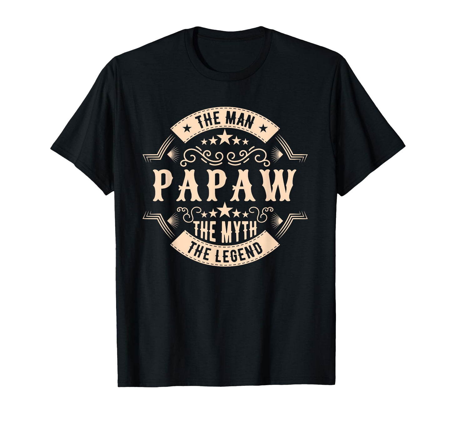 Papaw Myth Legend Dad Grandpa T-Shirt - Minimalist Print Men Women - T-Shirt, Sweatshirt, Hoodie