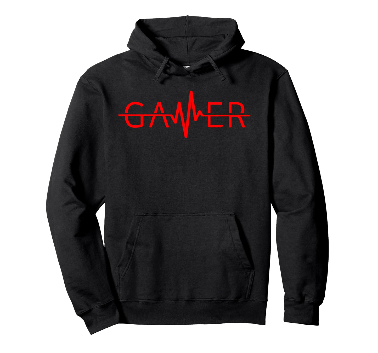 Gamer Heartbeat Video Games Gaming Teen Hoodie - Trendy Graphic Unisex - T-Shirt, Sweatshirt, Hoodie