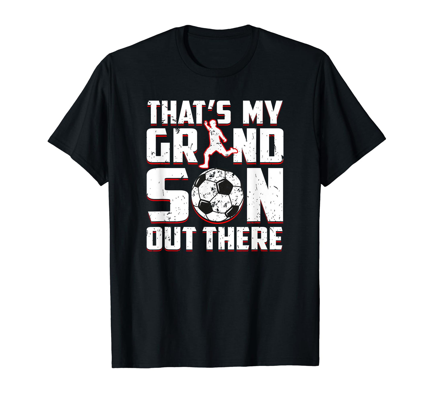 Soccer Player Grandson Funny Soccer T-Shirt - Aesthetic Graphic Unisex - T-Shirt, Sweatshirt, Hoodie