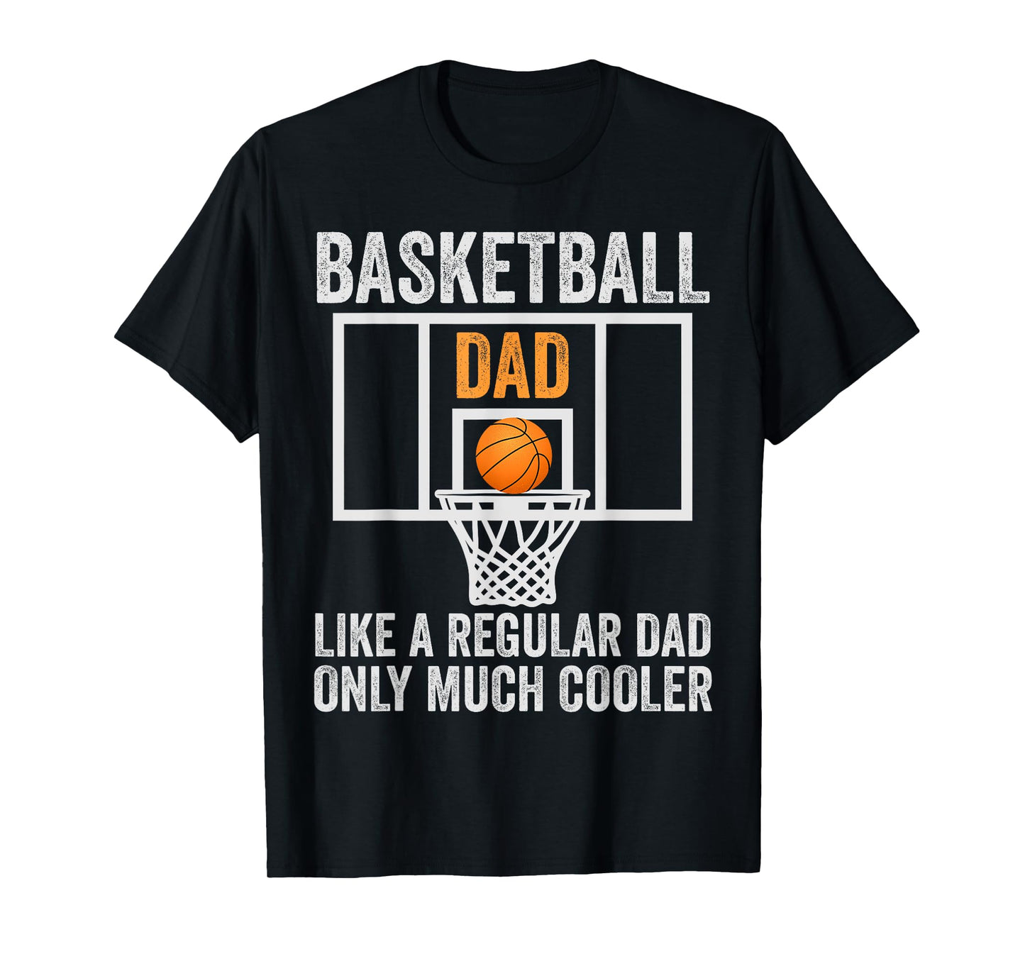 Basketball Dad Funny Basketball Dad T-Shirt - Minimalist Print Men Women - T-Shirt, Sweatshirt, Hoodie