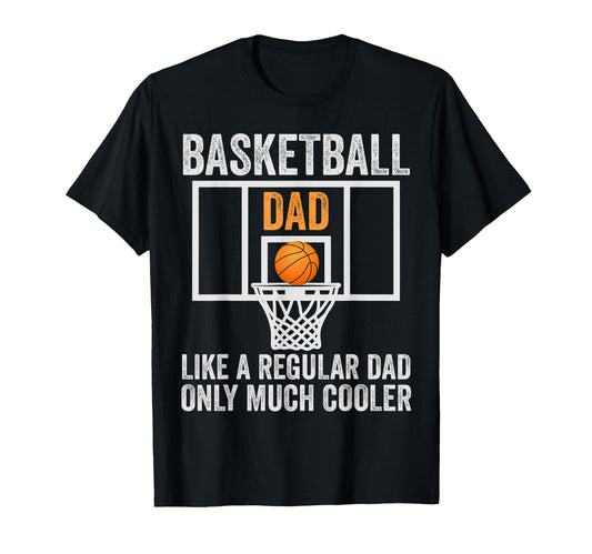Basketball Dad Funny Basketball Dad T-Shirt - Minimalist Print Men Women - T-Shirt, Sweatshirt, Hoodie