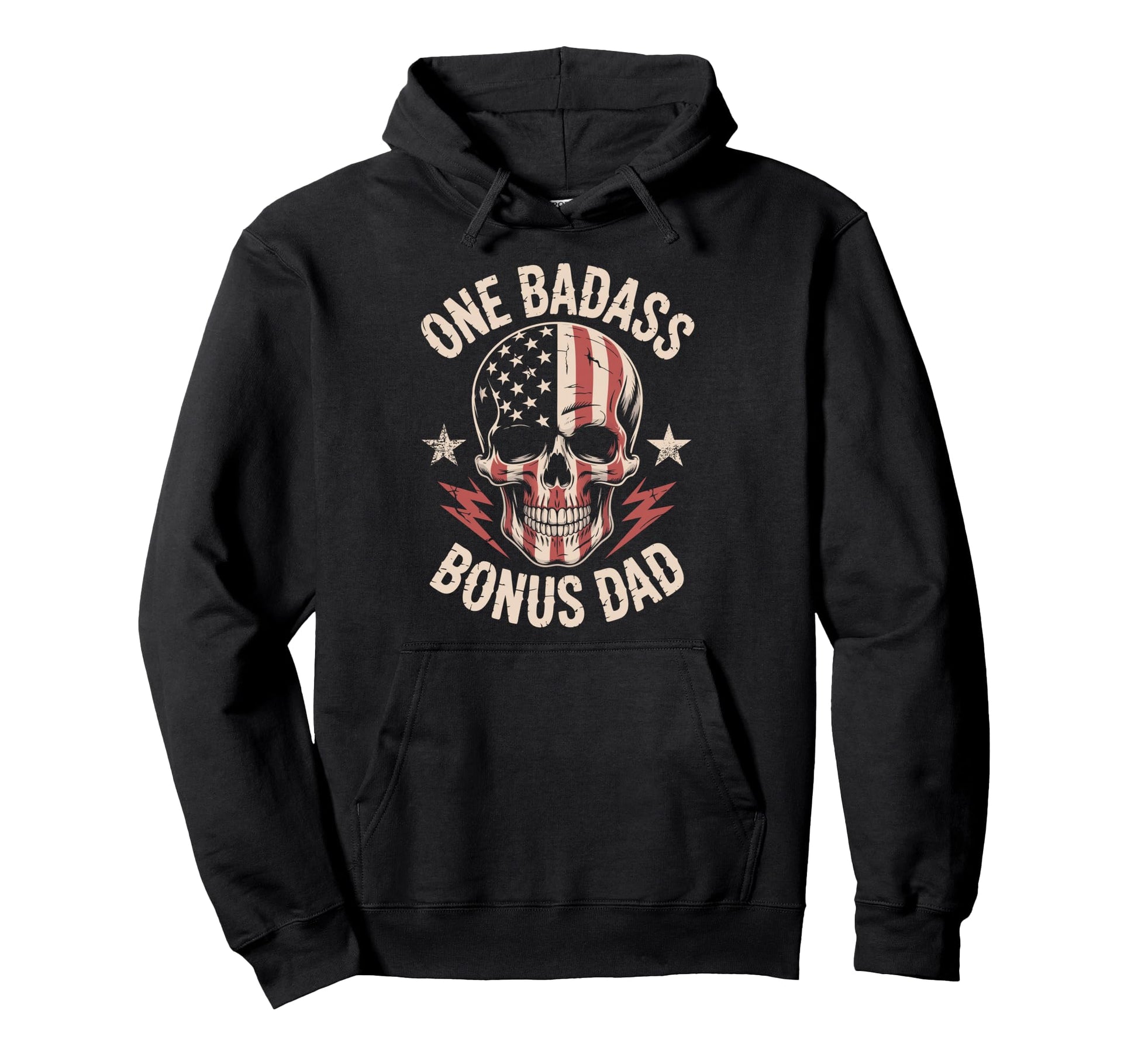 Bonus Dad Step Parent Hoodie - Aesthetic Graphic for Adults - T-Shirt, Sweatshirt, Hoodie