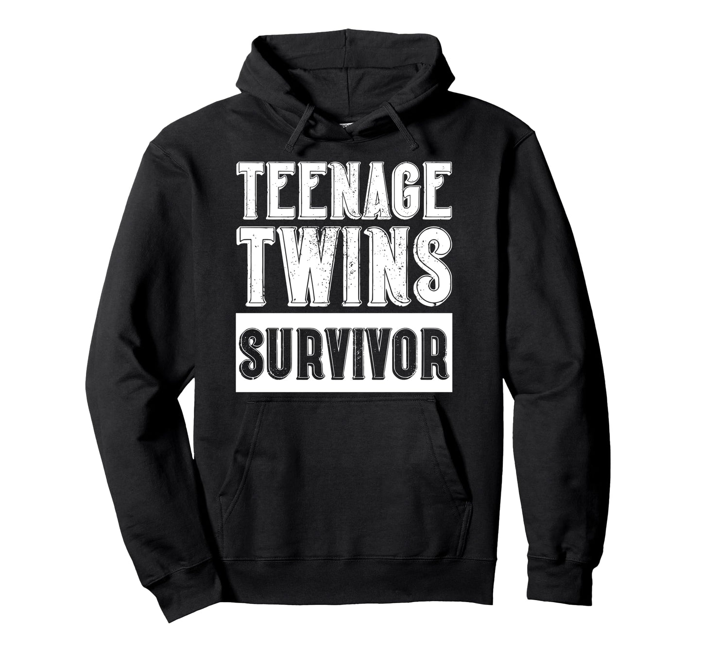 Teenage Twins Survivor Teenage Hoodie - Aesthetic Graphic Men Women - T-Shirt, Sweatshirt, Hoodie
