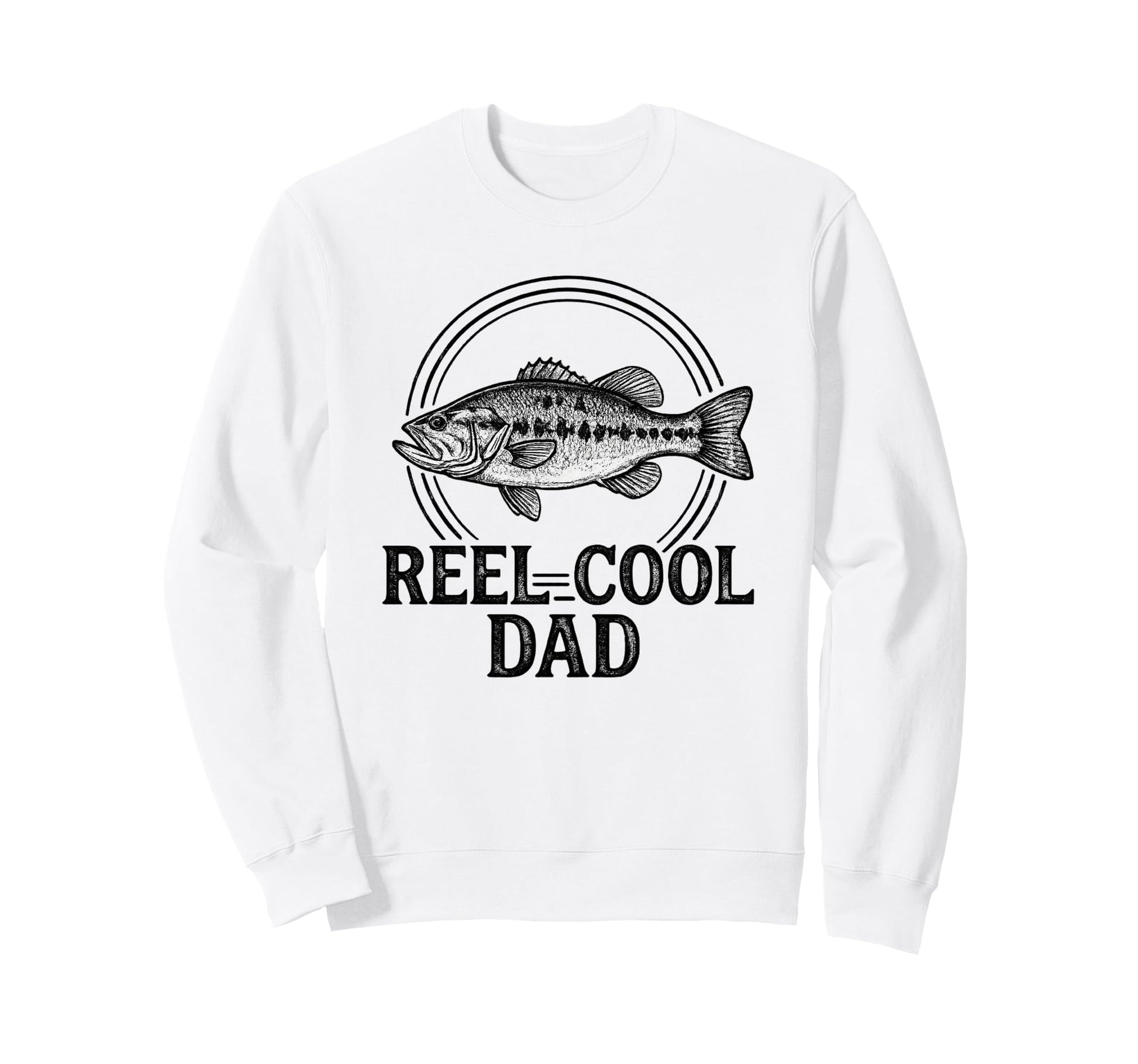 Reel Dad Funny Bass Fishing Sweatshirt - Fun Novelty Design Unisex - T-Shirt, Sweatshirt, Hoodie